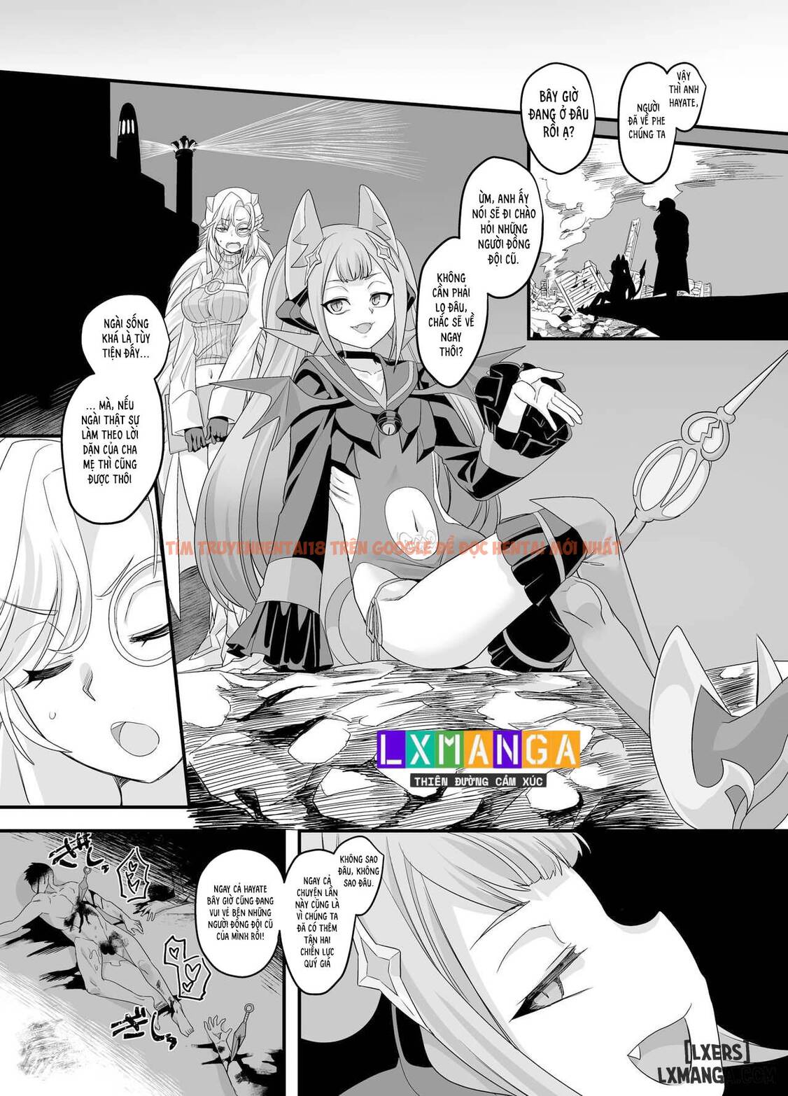 Trang truyện 32 trong truyện tranh Shippuutokunin Hayate ~ingoku Ni Otsu Kedakaki Ninkon~ - One Shot. - lxmanga.org