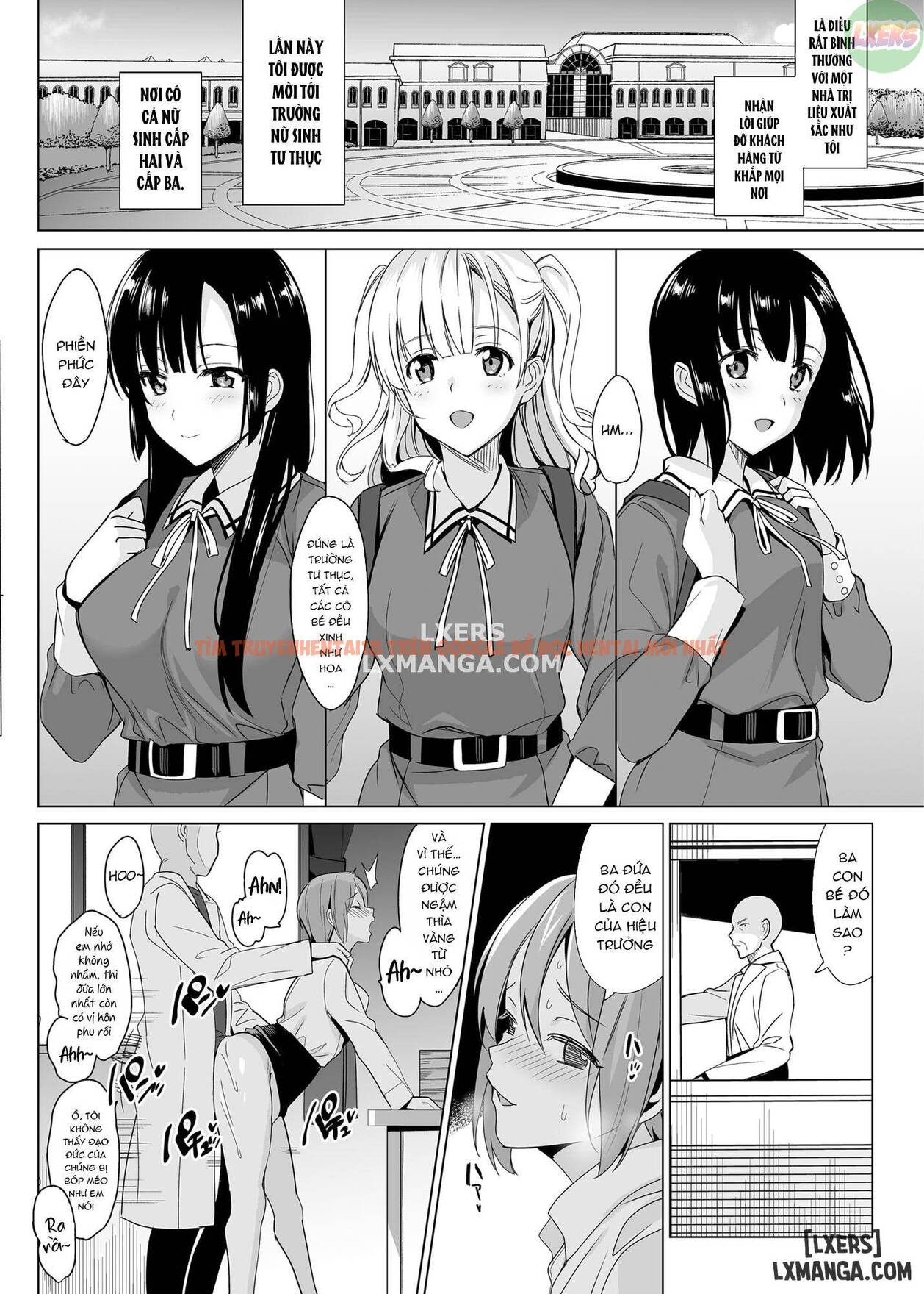 Trang truyện 3 trong truyện tranh Shirayuri Sanshimai Kouryaku - Chapter 1 - truyentvn.net
