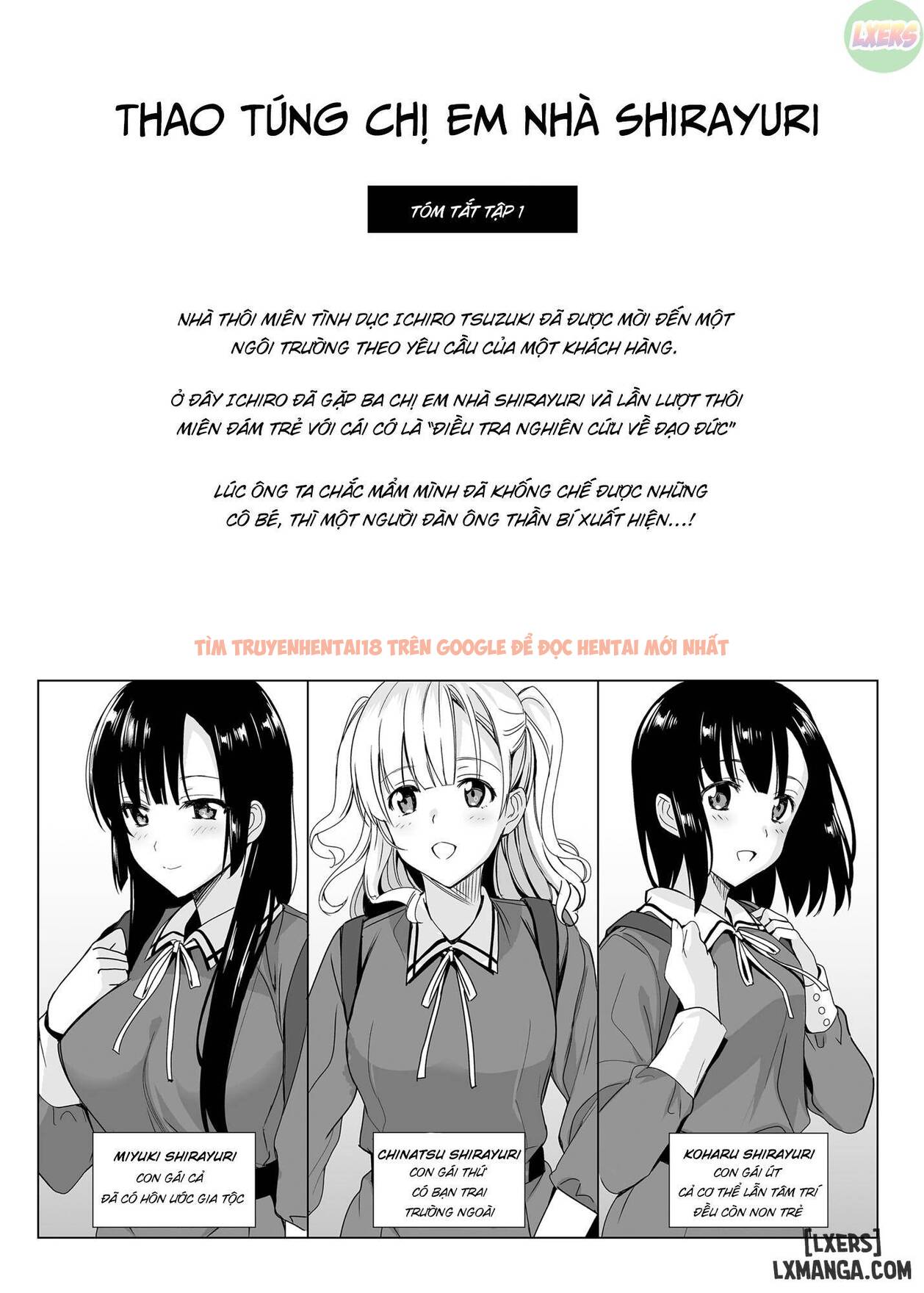 Trang truyện 1 trong truyện tranh Shirayuri Sanshimai Kouryaku - Chapter 2 - hentai24h.pro