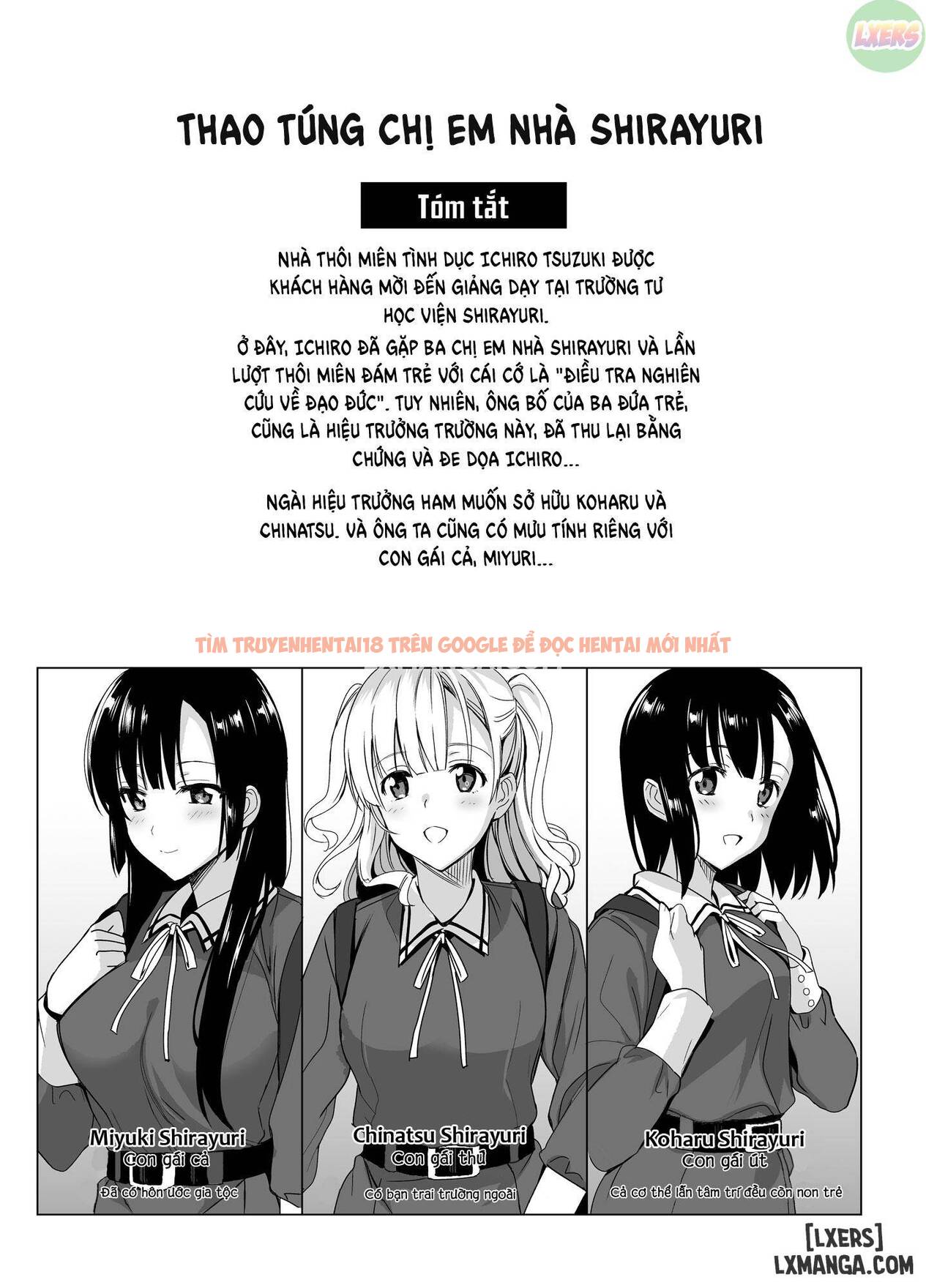 Xem ảnh 1 trong truyện hentai Shirayuri Sanshimai Kouryaku - Chapter 3 - hentaitvn.net