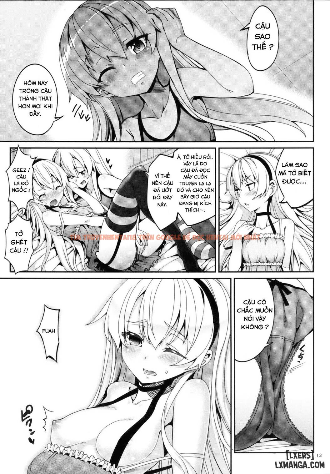 Xem ảnh 11 trong truyện hentai Shire Mayonaka Ni Nani Shitenno - One Shot - hentaitvn.net