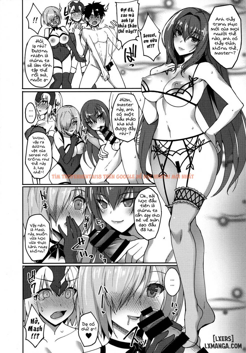 Xem ảnh 4 trong truyện hentai Shishou Ga Michibiku Chaldea Servant Harem - One Shot - hentaitvn.net