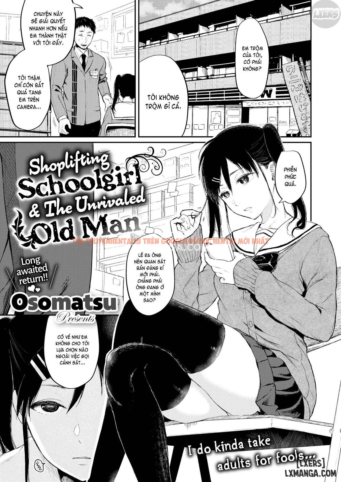 Trang truyện 0 trong truyện tranh Shoplifting Schoolgirl And The Unrivaled Old Man - One Shot - hentai24h.pro