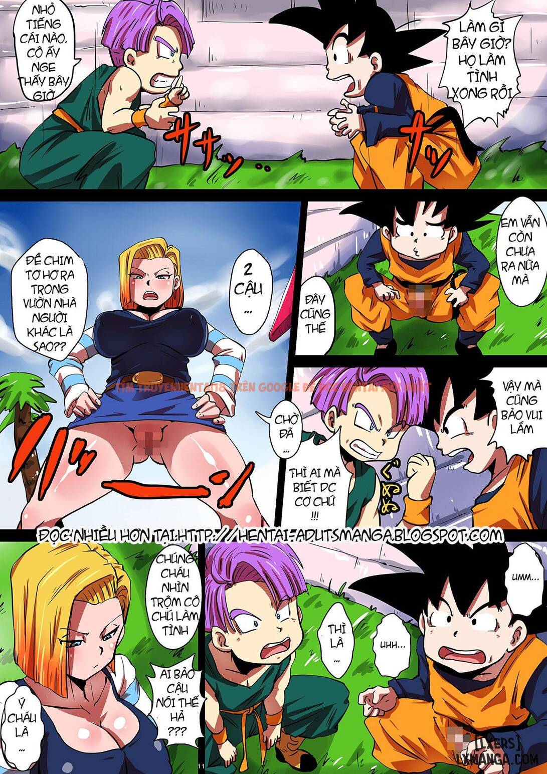 Xem ảnh 10 trong truyện hentai ANDROID 18 PHỤC VỤ HAI CON CẶC - One Shot - hentaitvn.net