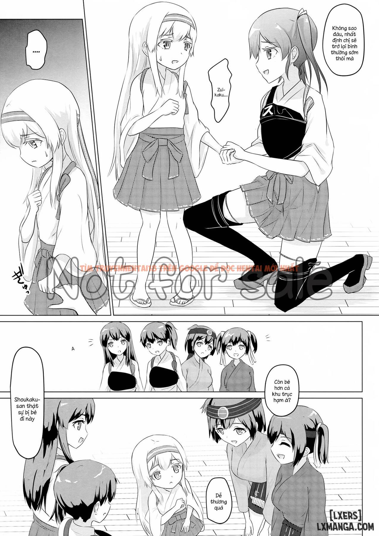 Trang truyện 4 trong truyện tranh Shoukaku-nee Ga Chiisaku Nacchatta - One Shot - www.lxmanga.org