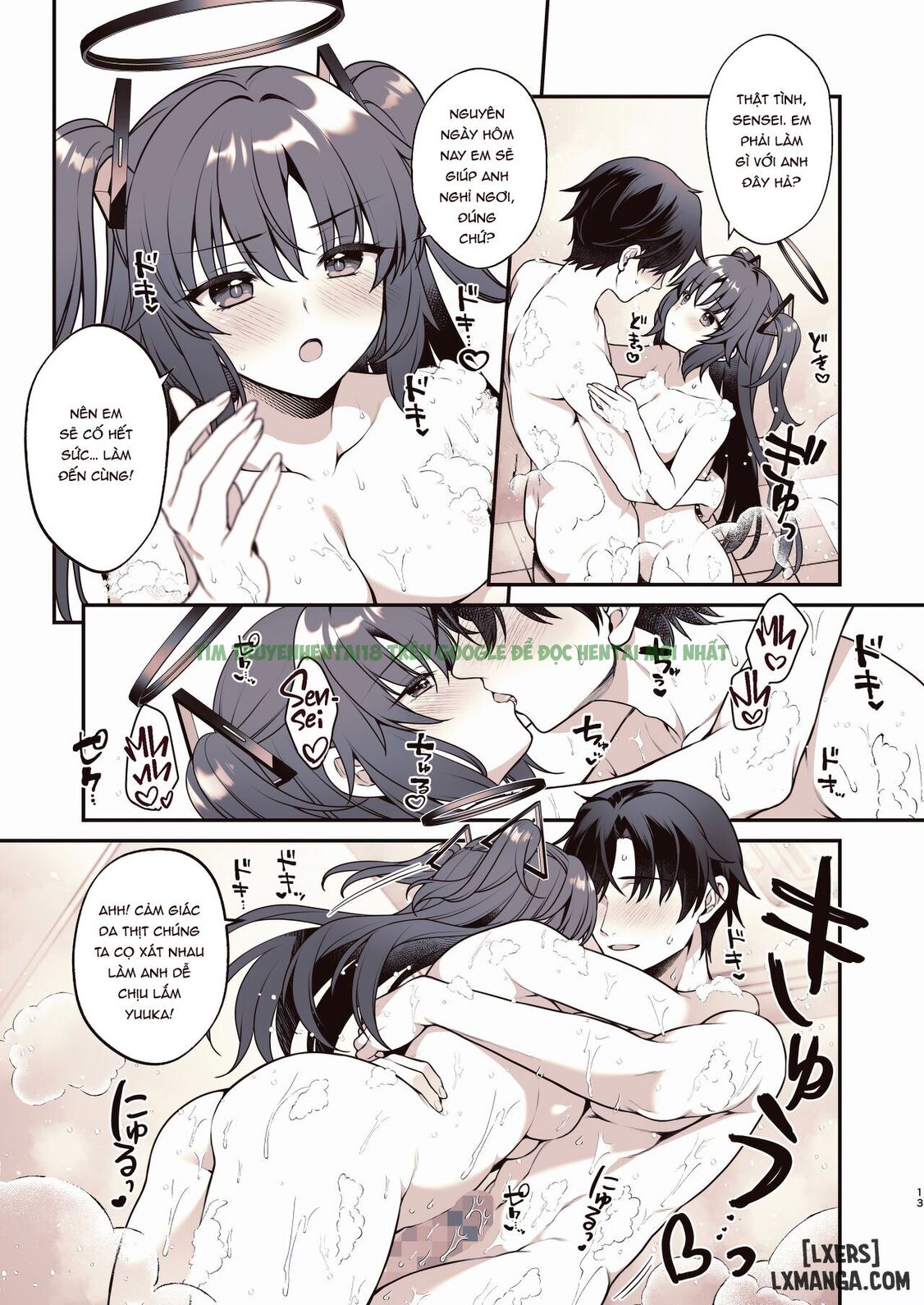 Hình ảnh 11 trong Shower De Yuuka To | Shower Time With Yuuka! - Chap 1