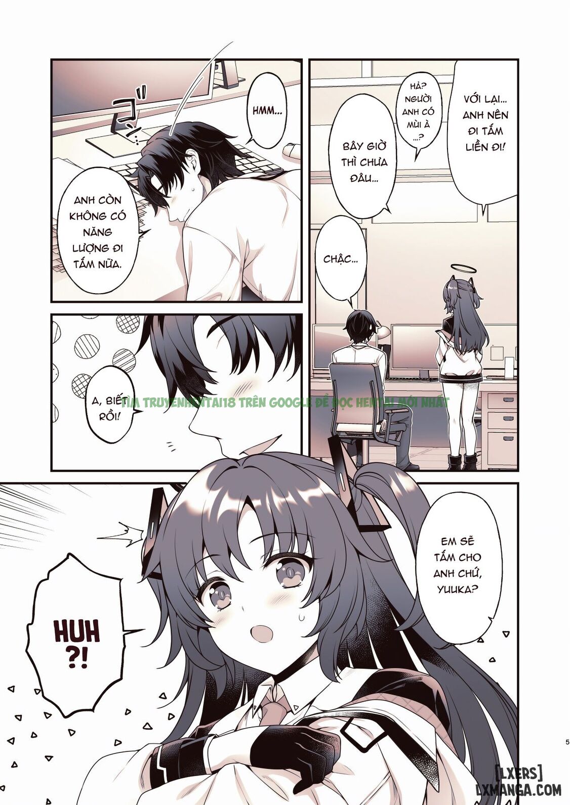 Hình ảnh 3 trong Shower De Yuuka To | Shower Time With Yuuka! - Chap 1