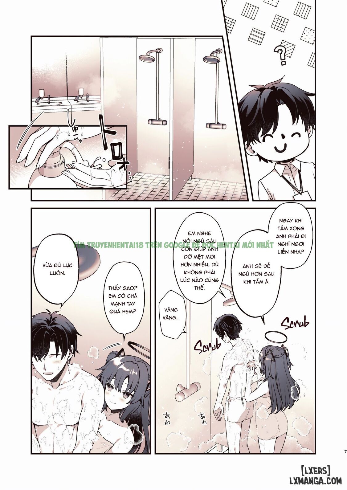 Hình ảnh 5 trong Shower De Yuuka To | Shower Time With Yuuka! - Chap 1