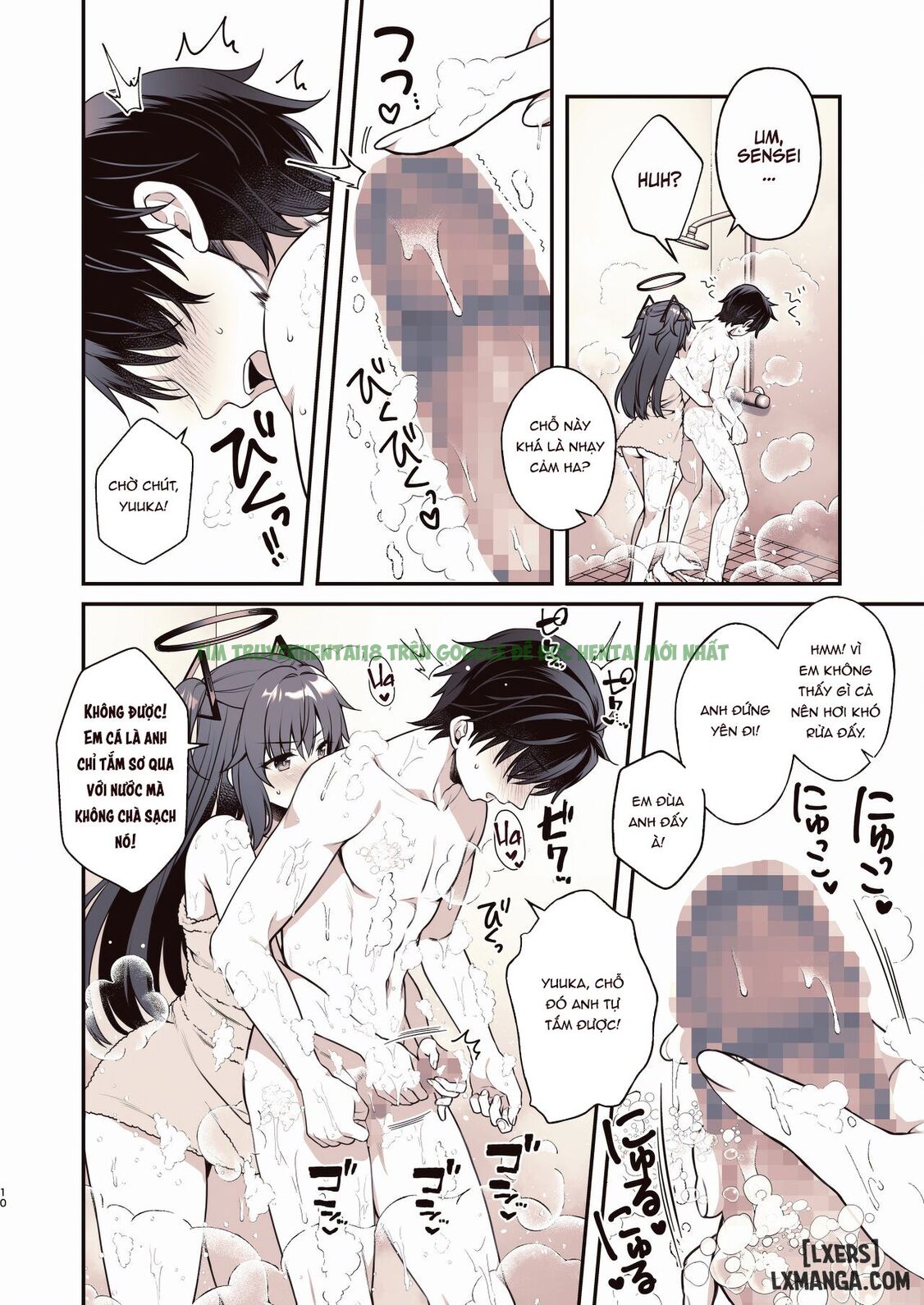 Hình ảnh 8 trong Shower De Yuuka To | Shower Time With Yuuka! - Chap 1