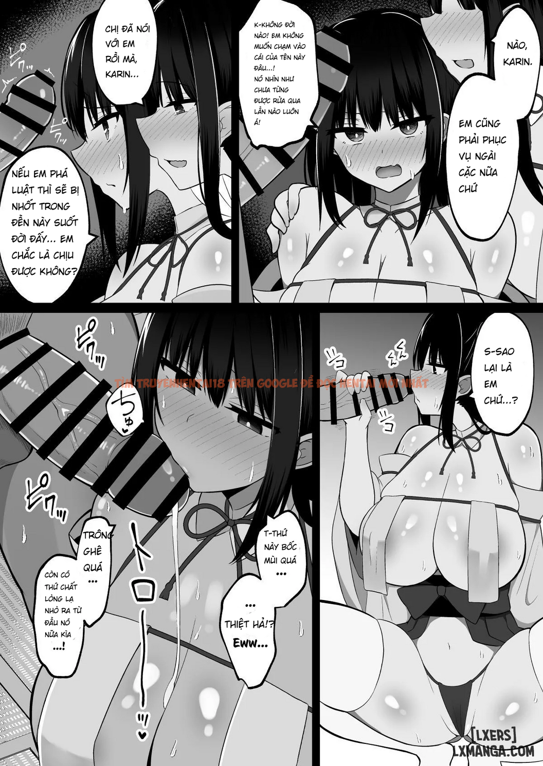 Xem ảnh 11 trong truyện hentai Shrine Maidens Of Injin: Mating Ritual With 2 Busty Miko Sisters, Locked In The Lust God's Shrine! - One Shot - hentaitvn.net