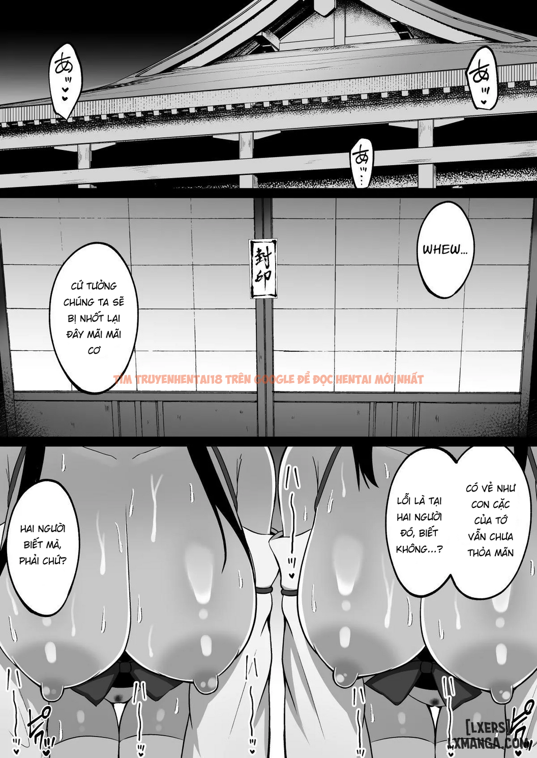 Xem ảnh 54 trong truyện hentai Shrine Maidens Of Injin: Mating Ritual With 2 Busty Miko Sisters, Locked In The Lust God's Shrine! - One Shot - hentaitvn.net
