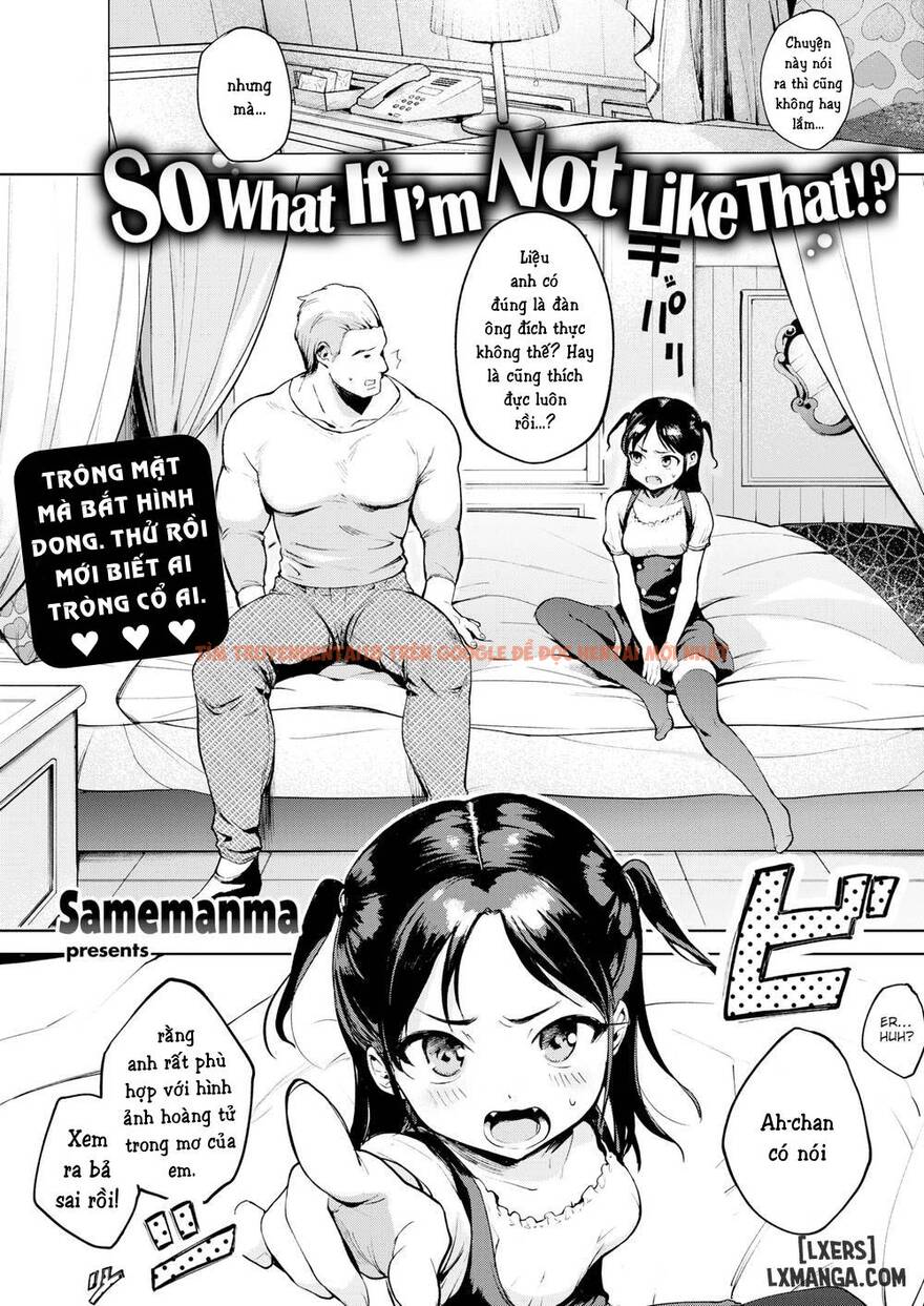 Xem ảnh 0 trong truyện hentai So What If I’m Not Like That - One Shot - hentaitvn.net