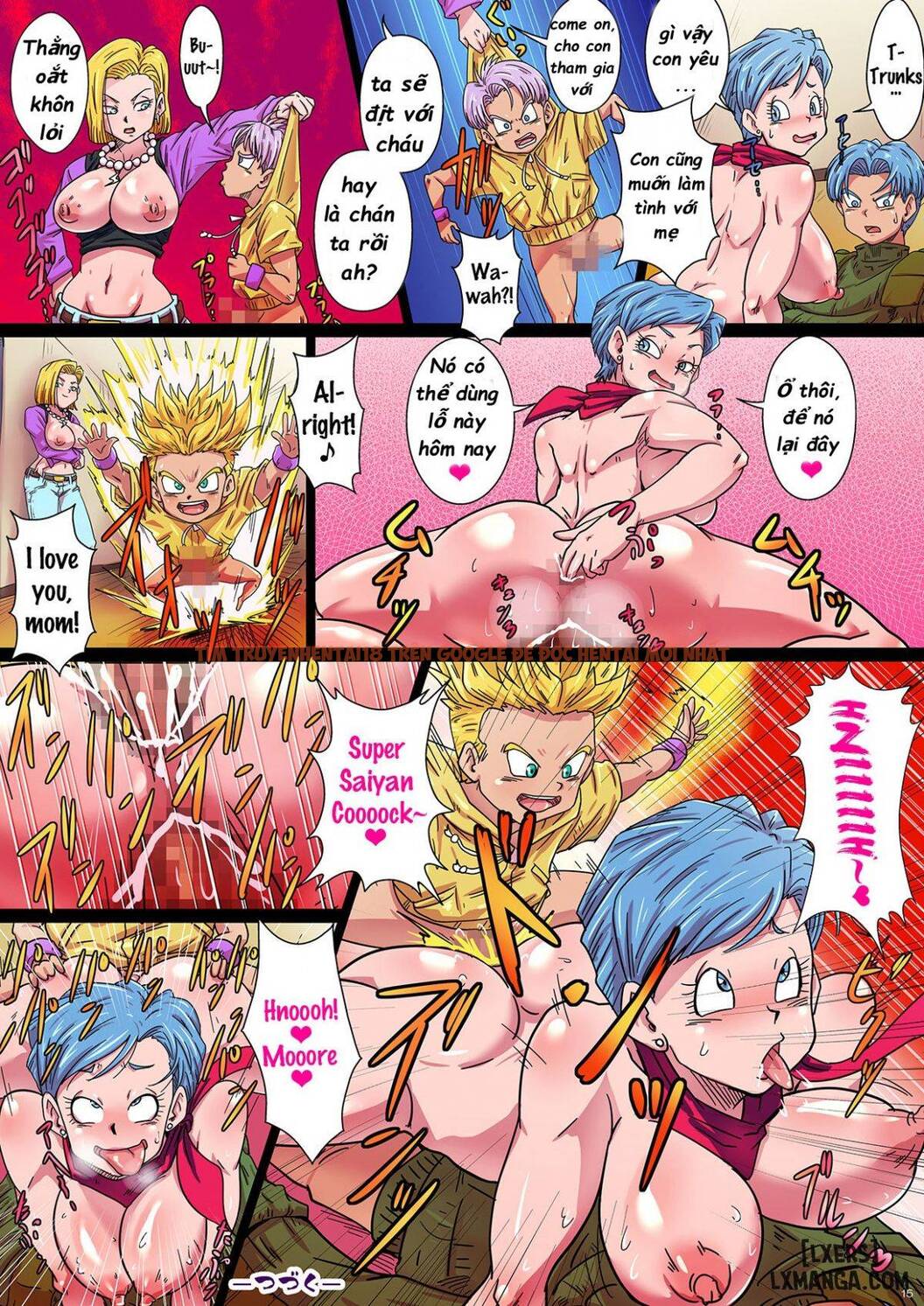Trang truyện 13 trong truyện tranh Thác Loạn Cùng Cục Xà Bông Tắm! (doujinshi Dragon Ball) - One Shot - www.truyentvn.net