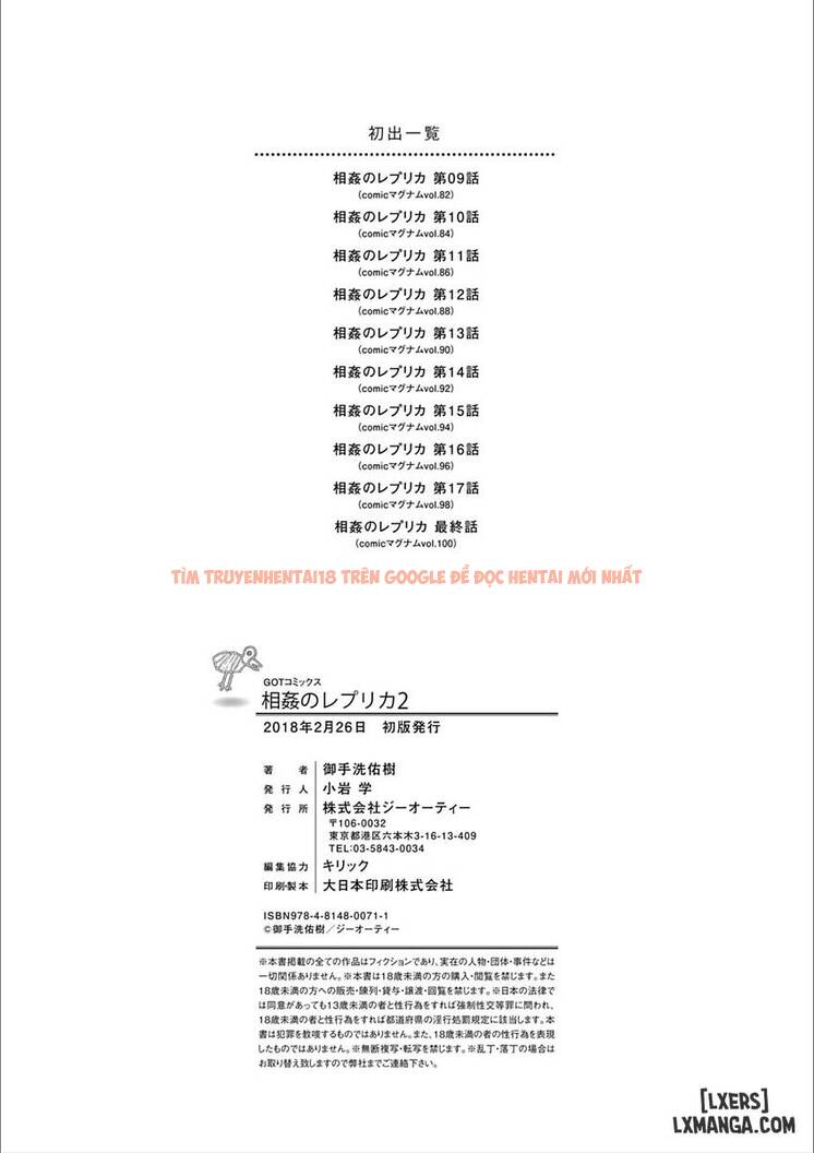 Xem ảnh 21 trong truyện hentai Soukan No Replica - Chapter 19 END - hentaitvn.net