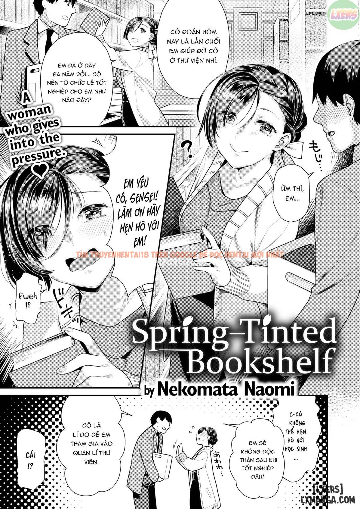 Xem ảnh 3 trong truyện hentai Spring-Tinted Bookshelf - One Shot - hentaitvn.net