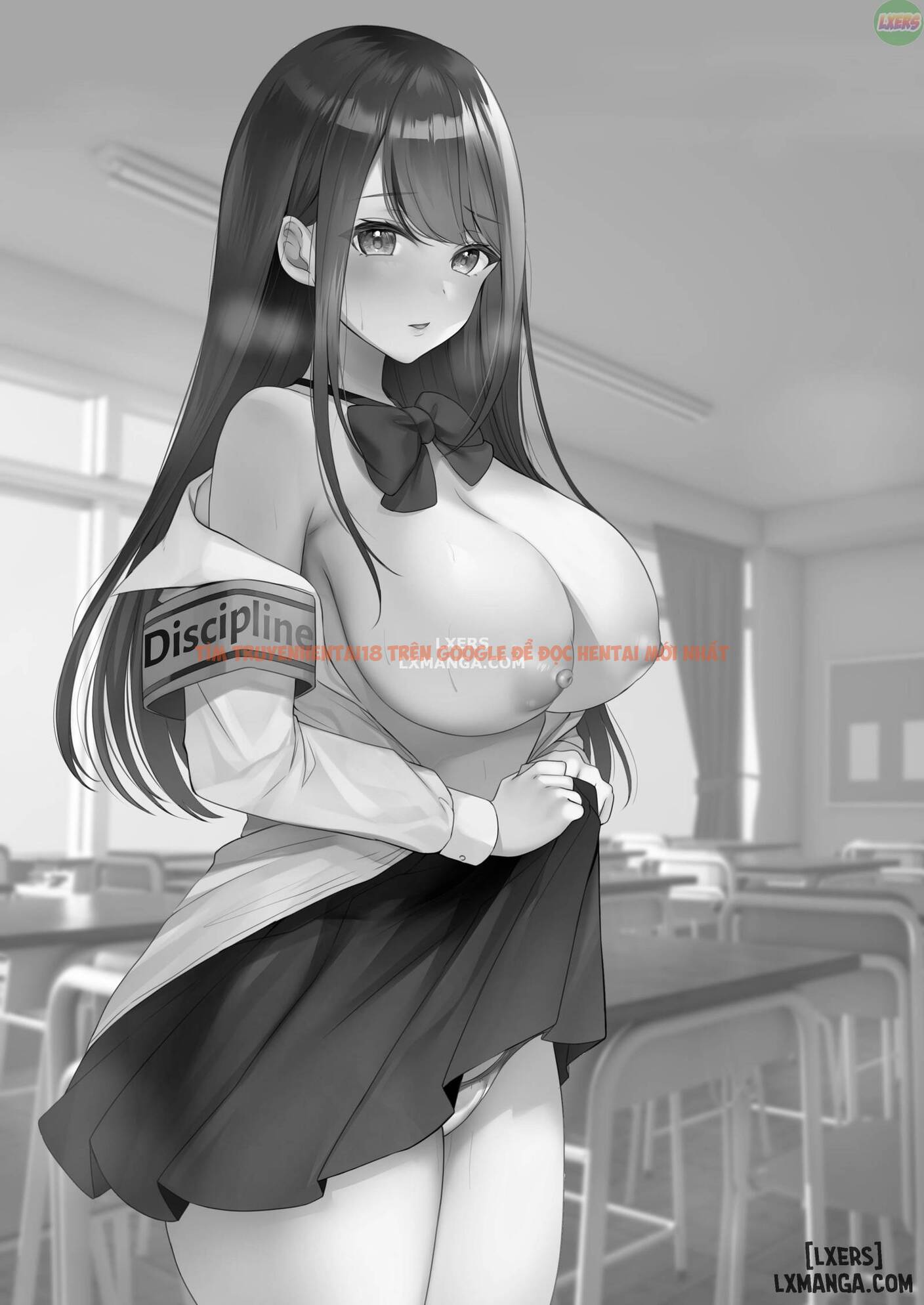 Xem ảnh 1 trong truyện hentai Stuck After School - A Busty Virgin Hall Monitor Gets Caught Touching Herself - One Shot - hentaitvn.net