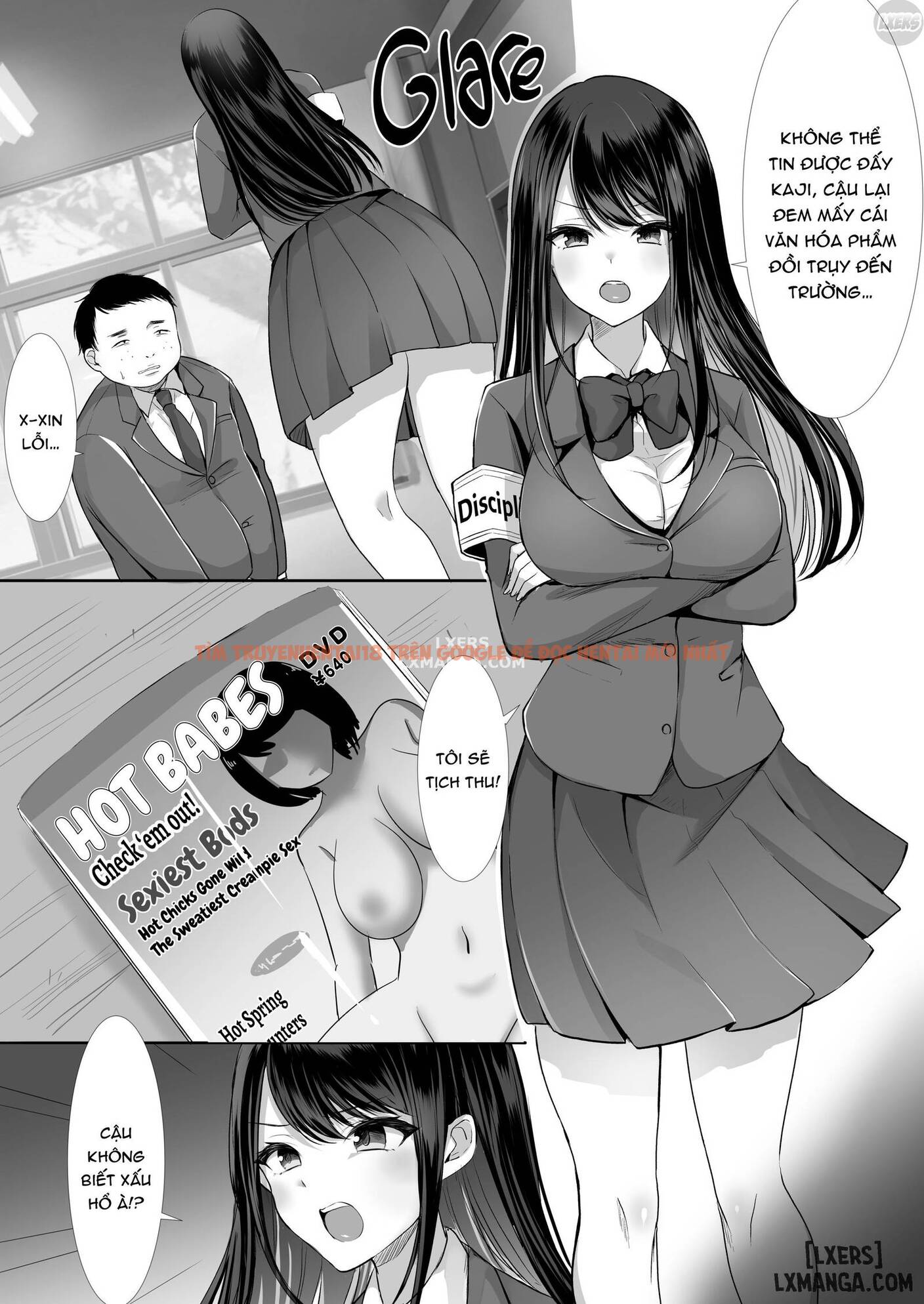 Xem ảnh 2 trong truyện hentai Stuck After School - A Busty Virgin Hall Monitor Gets Caught Touching Herself - One Shot - hentaitvn.net