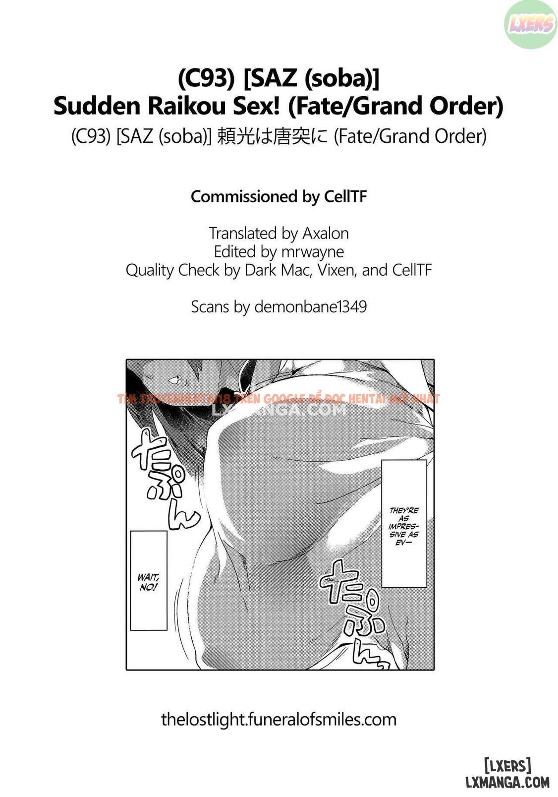 Xem ảnh 21 trong truyện hentai Sudden Raikou Sex - One Shot - hentaitvn.net