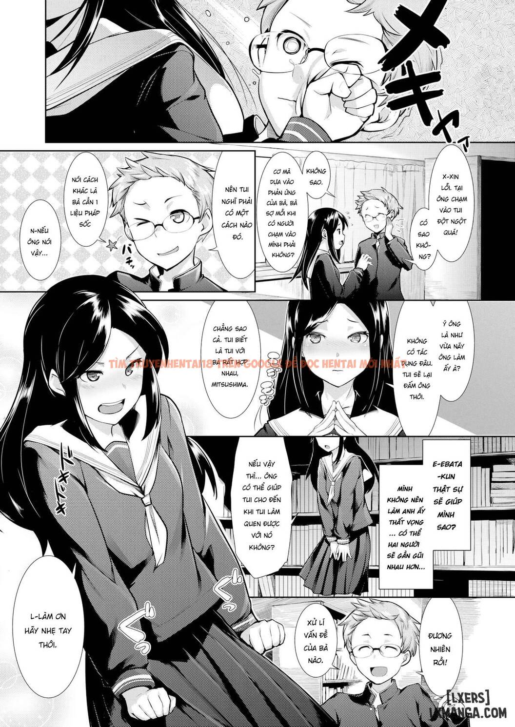 Xem ảnh 4 trong truyện hentai Suddenly In The Library - One Shot - hentaitvn.net