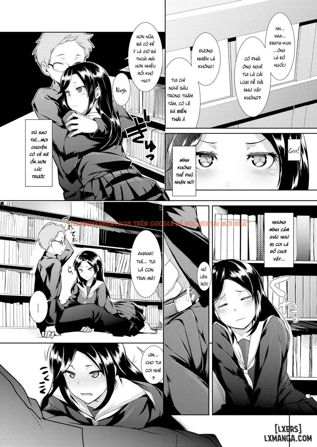 Xem ảnh 9 trong truyện hentai Suddenly In The Library - One Shot - hentaitvn.net