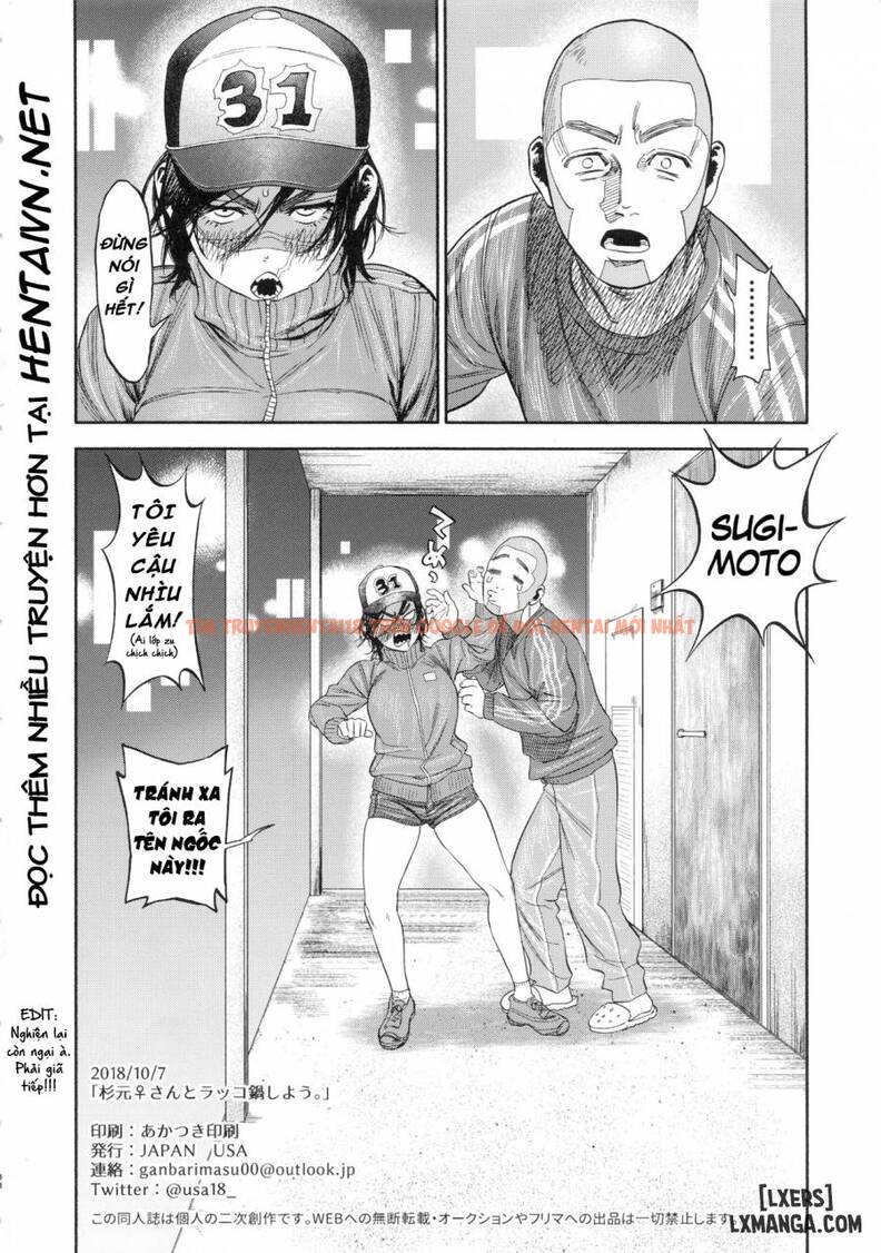 Trang truyện 34 trong truyện tranh Ăn Lẩu Cua Đồng Cùng Cô Sugimoto-san - One Shot - lxmanga.org