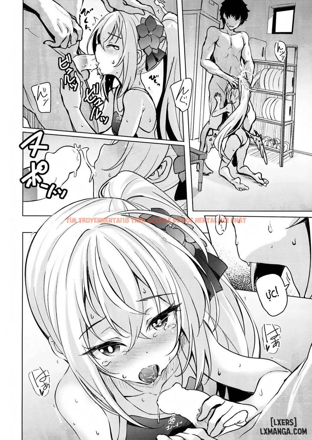 Xem ảnh 4 trong truyện hentai Sukumizu Azusa To Hoshuu Jugyou - One Shot - hentaitvn.net