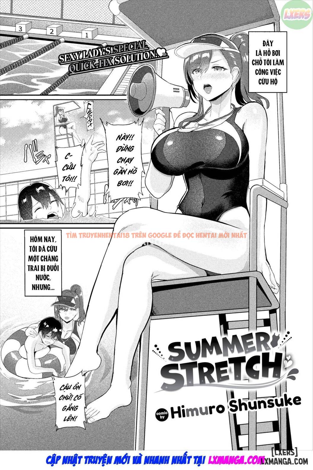 Trang truyện 3 trong truyện tranh Mùa Hè Nóng Bỏng Bên Hồ Bơi - One Shot - lxmanga.org