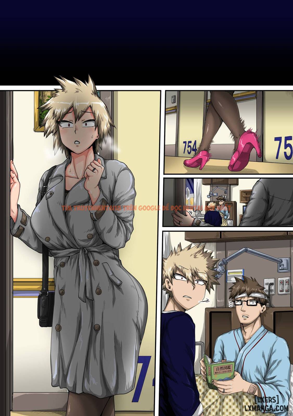 Trang truyện 3 trong truyện tranh Summer Vacation With Bakugo’s Mom Part Two - Chap 1 - lxmanga.org