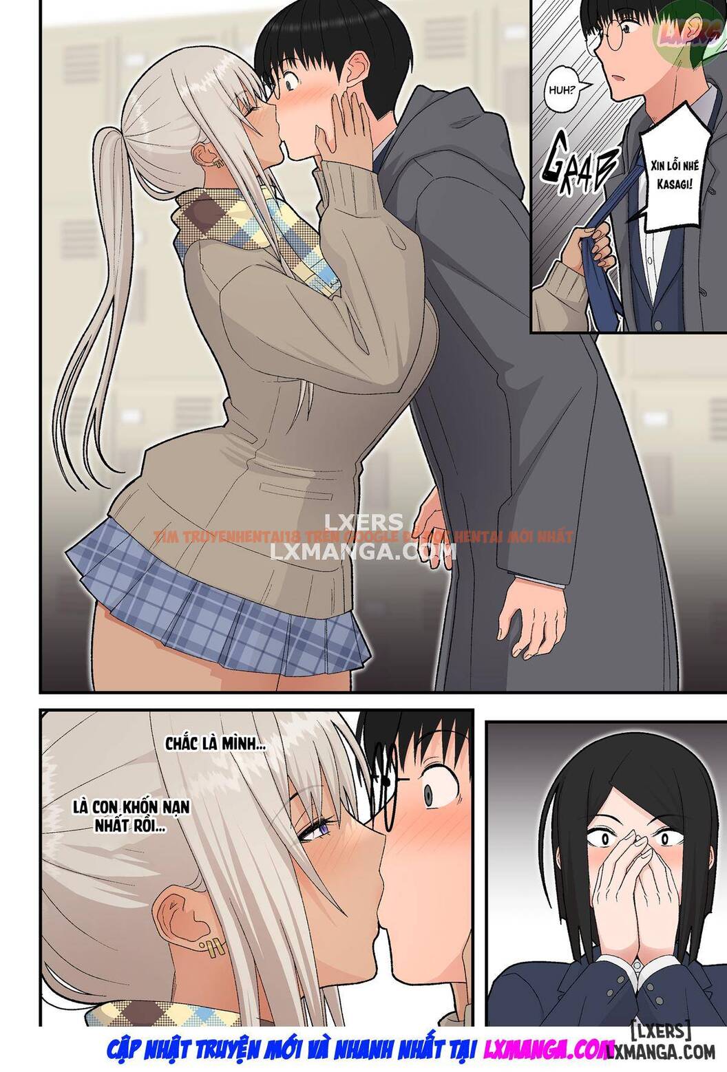 Xem ảnh Tình Yêu Ngọt Ngào Với Cô Gái Gyaru Tóc Vàng - One Shot - 13 - HentaiTruyen.fun
