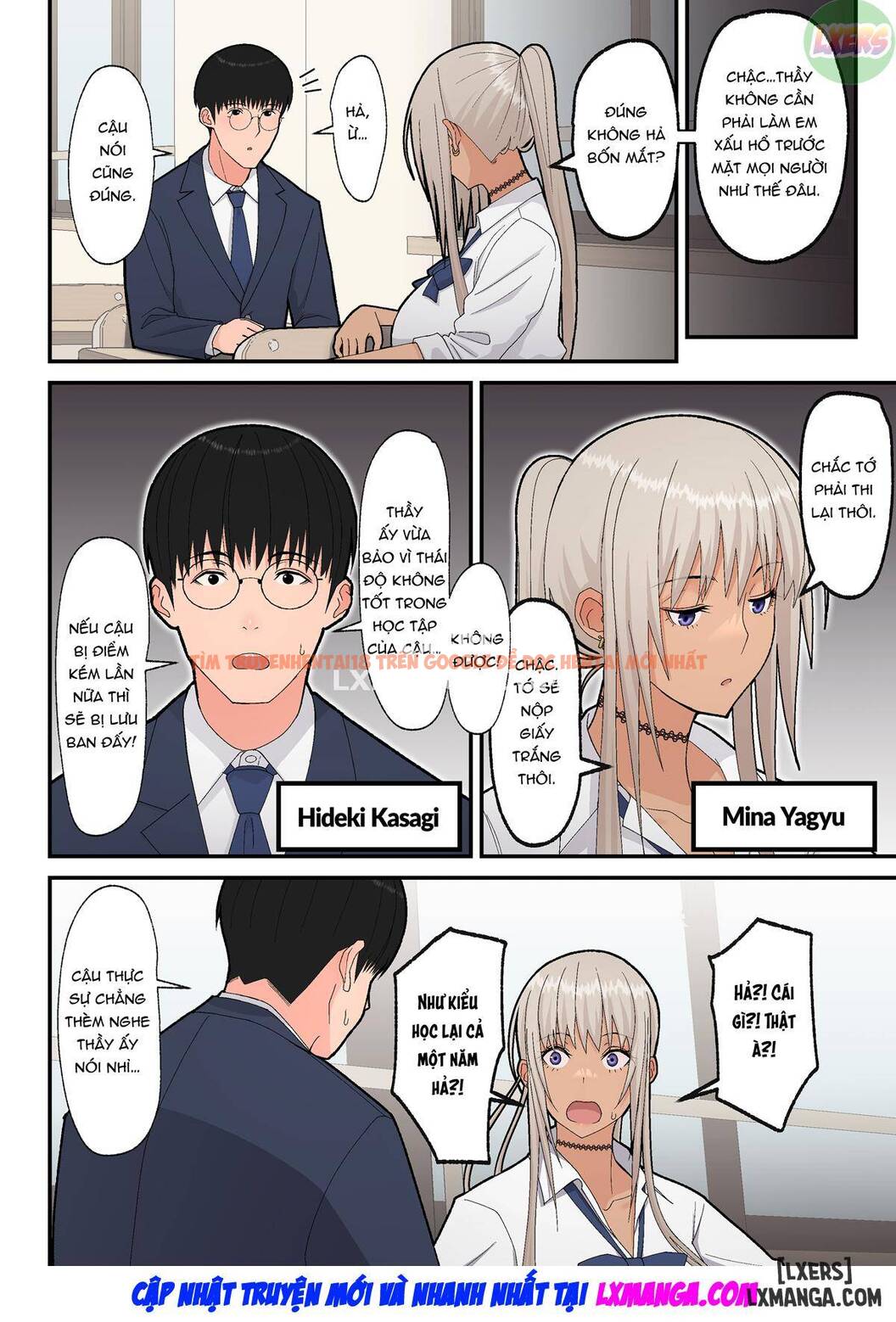 Xem ảnh Tình Yêu Ngọt Ngào Với Cô Gái Gyaru Tóc Vàng - One Shot - 5 - HentaiTruyen.fun