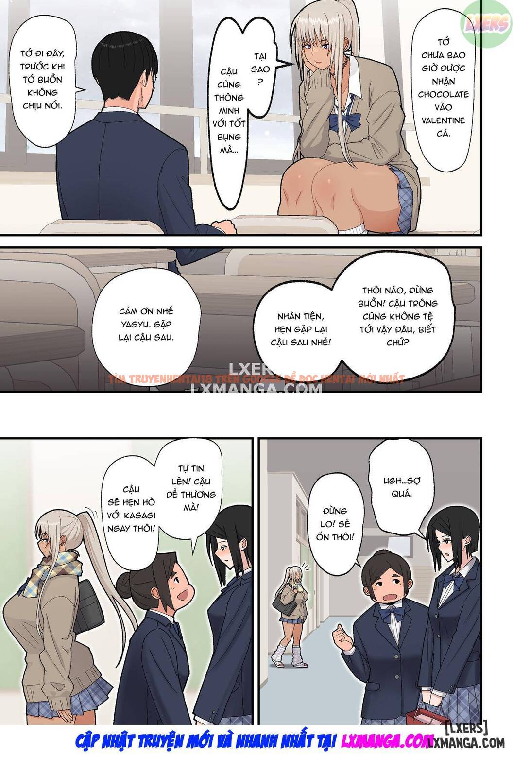Xem ảnh Tình Yêu Ngọt Ngào Với Cô Gái Gyaru Tóc Vàng - One Shot - 8 - HentaiTruyen.fun