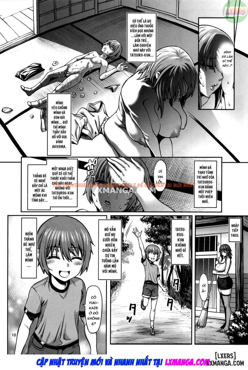 Xem ảnh 14 trong truyện hentai Taimanin Shiranui Musume No Osananajimi Ni Te O Dasu Itazura Oba-san Hen - One Shot - hentaitvn.net