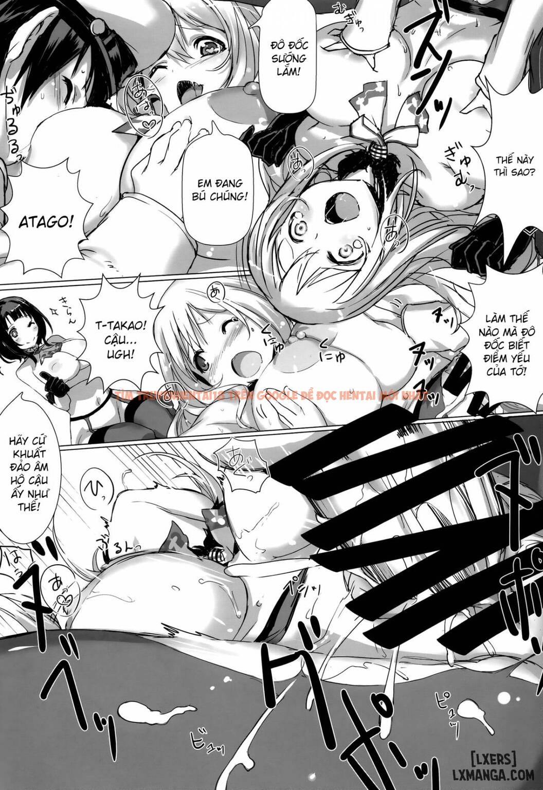 Xem ảnh 14 trong truyện hentai Takao To Atago To Teitoku De H Suru Hon - One Shot - hentaitvn.net