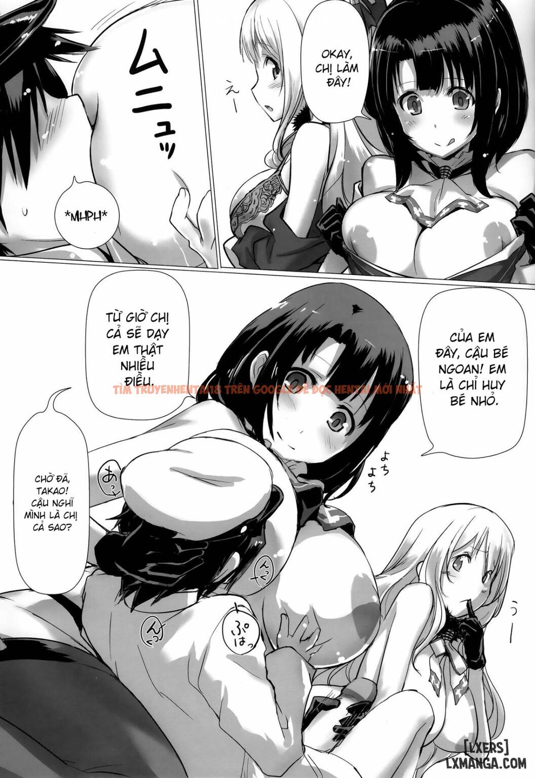 Xem ảnh 5 trong truyện hentai Takao To Atago To Teitoku De H Suru Hon - One Shot - hentaitvn.net