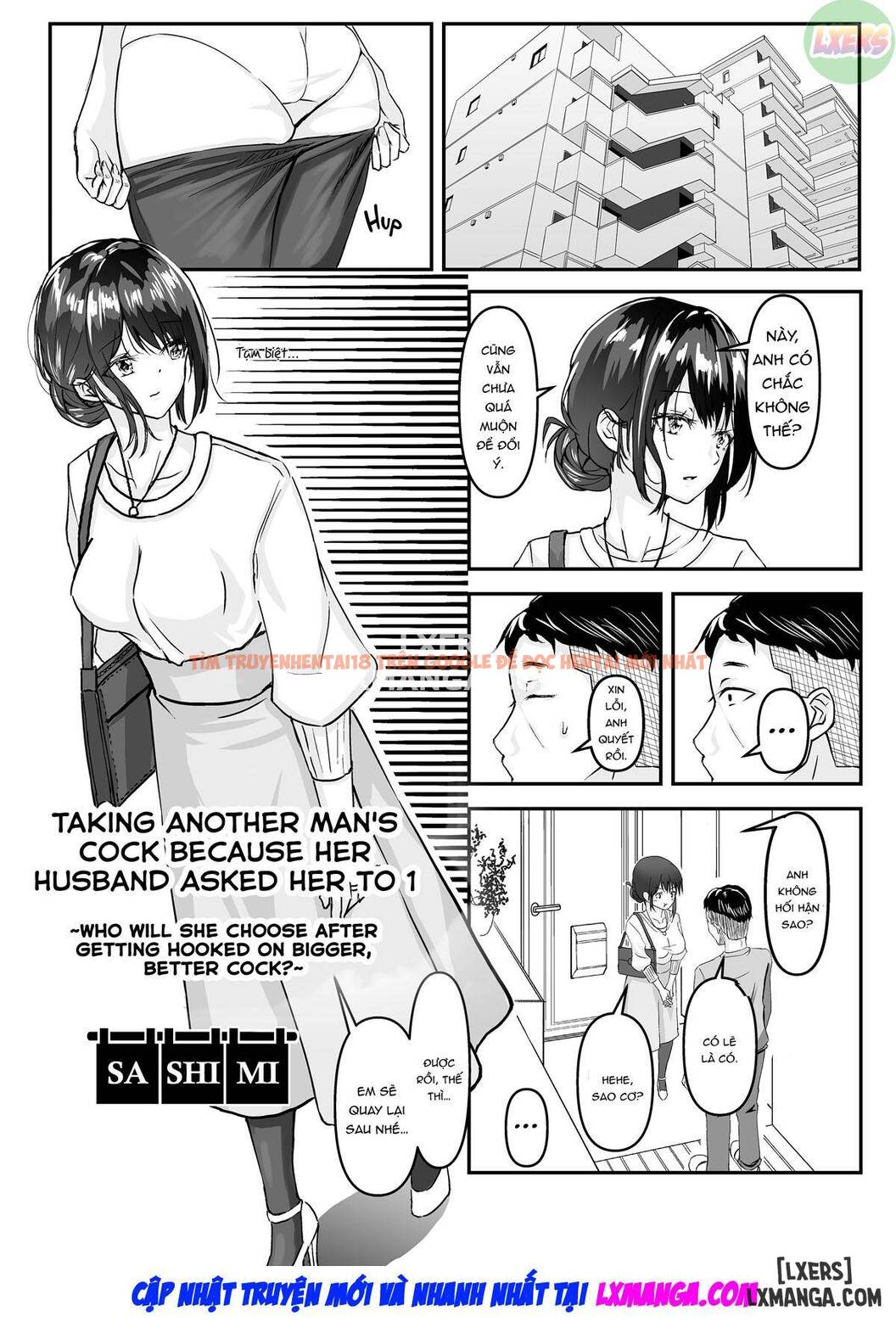 Xem ảnh 4 trong truyện hentai Taking Another Man's Cock Because Her Husband Asked Her To - One Shot - hentaitvn.net