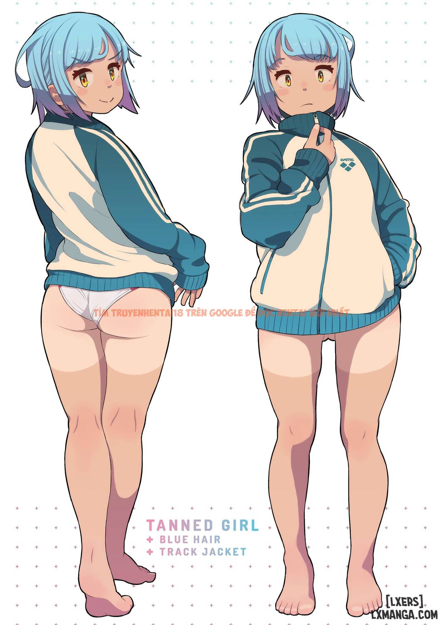 Trang truyện 14 trong truyện tranh Tanned Girl + Blue Hair Anthology - OneShot - lxmanga.org