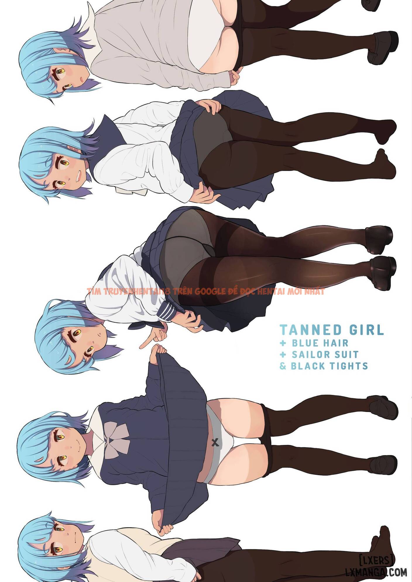 Trang truyện 16 trong truyện tranh Tanned Girl + Blue Hair Anthology - OneShot - lxmanga.org