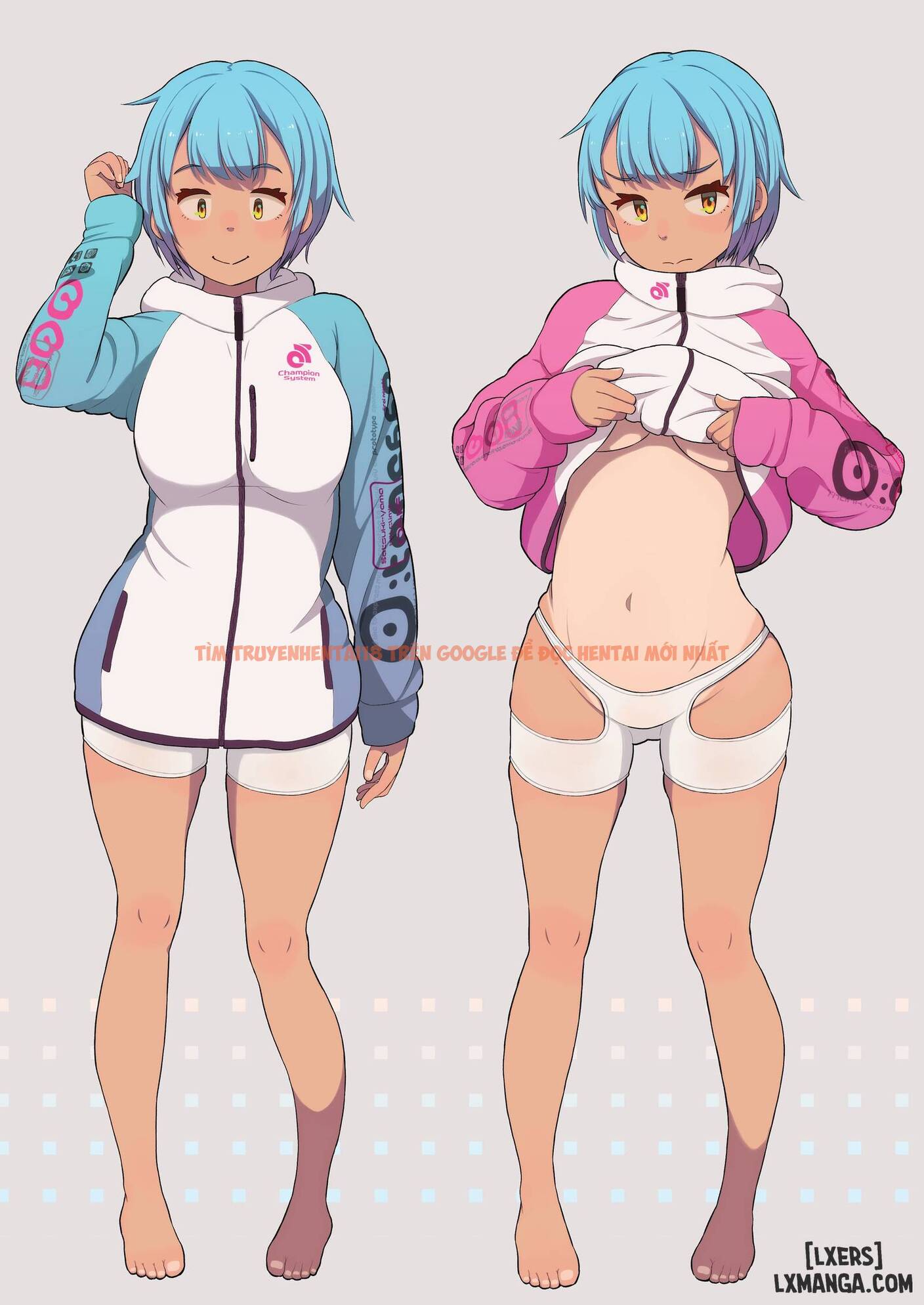 Trang truyện 26 trong truyện tranh Tanned Girl + Blue Hair Anthology - OneShot - lxmanga.org