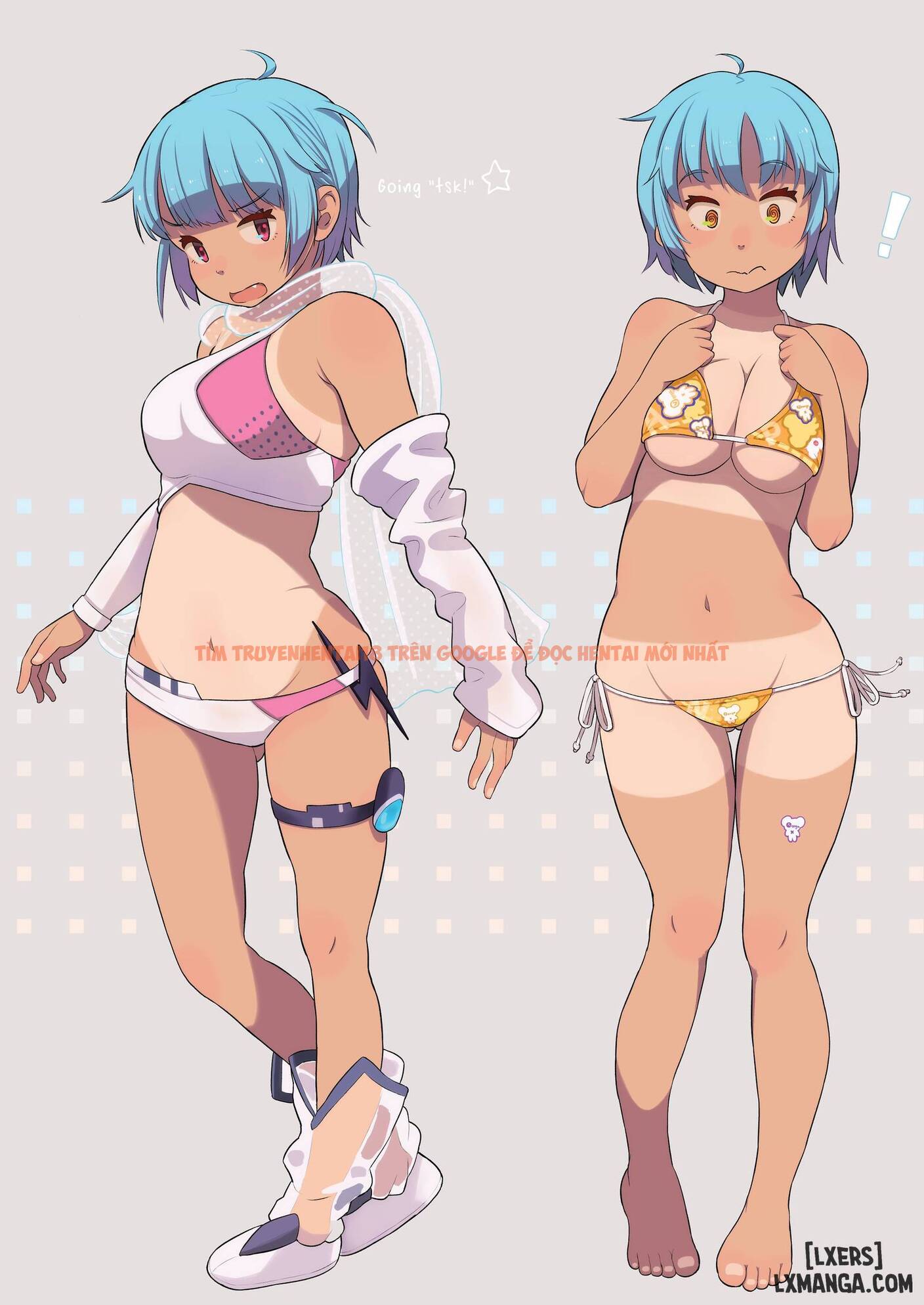 Trang truyện 30 trong truyện tranh Tanned Girl + Blue Hair Anthology - OneShot - lxmanga.org