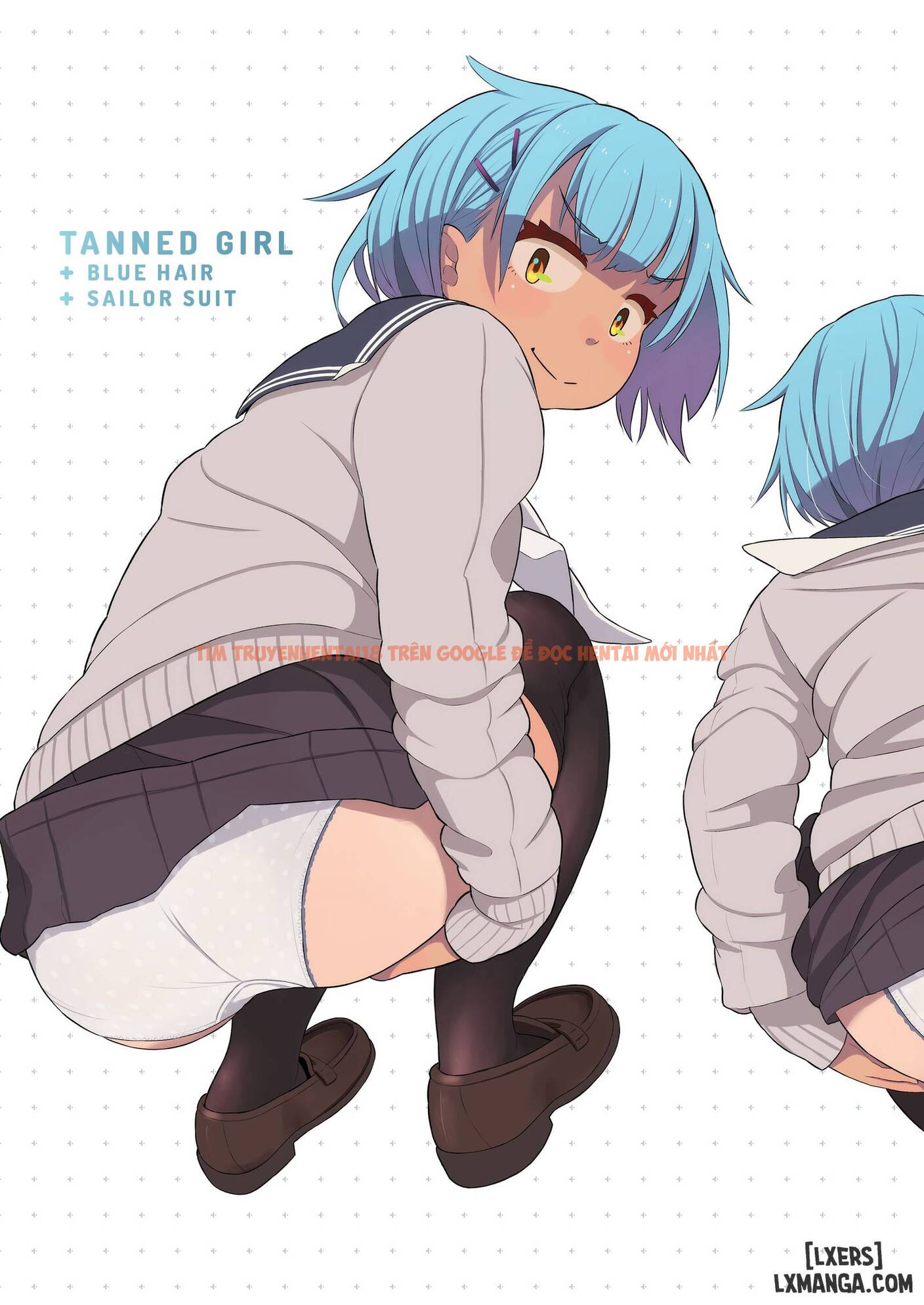 Trang truyện 36 trong truyện tranh Tanned Girl + Blue Hair Anthology - OneShot - lxmanga.org