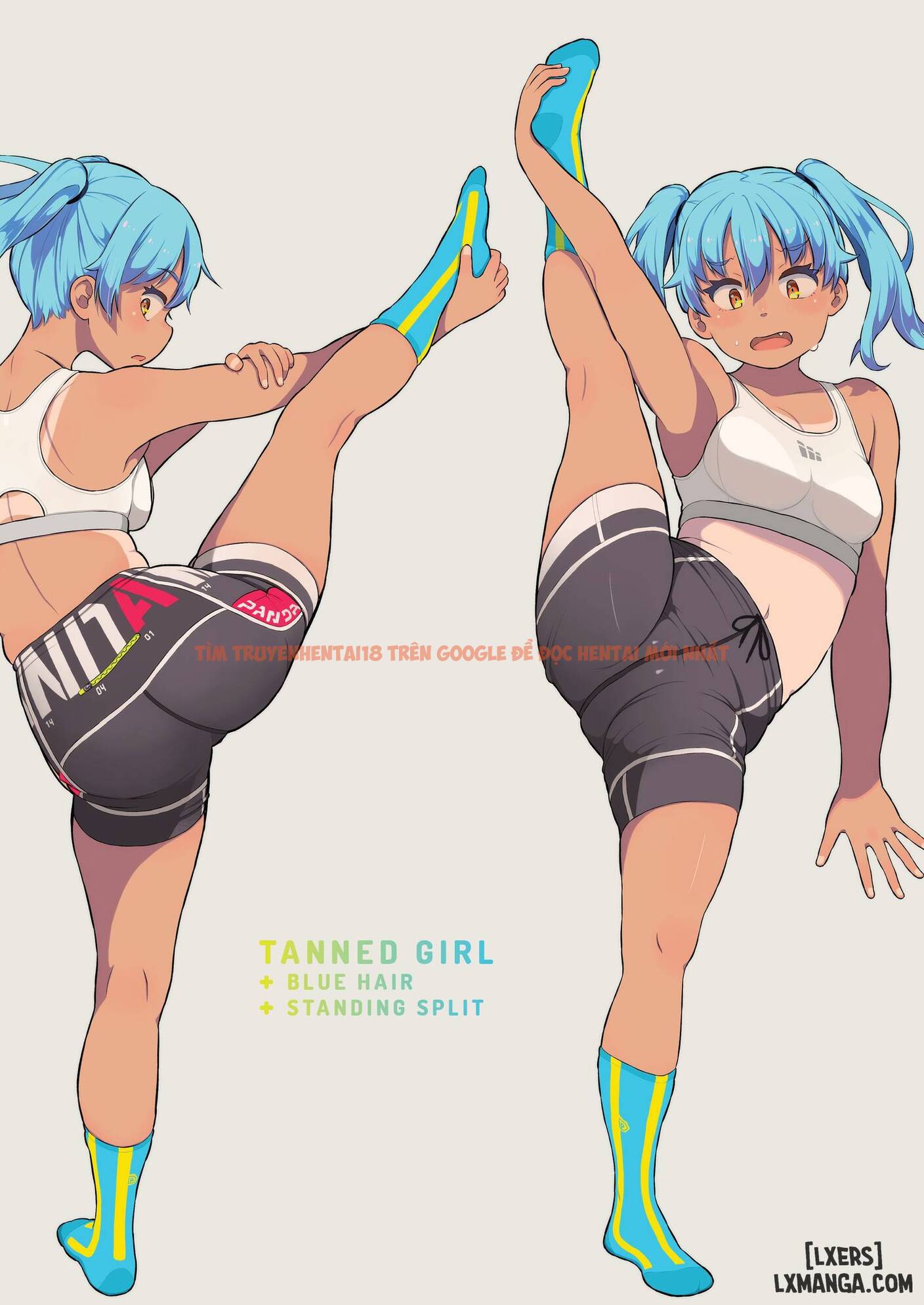 Trang truyện 49 trong truyện tranh Tanned Girl + Blue Hair Anthology - OneShot - lxmanga.org