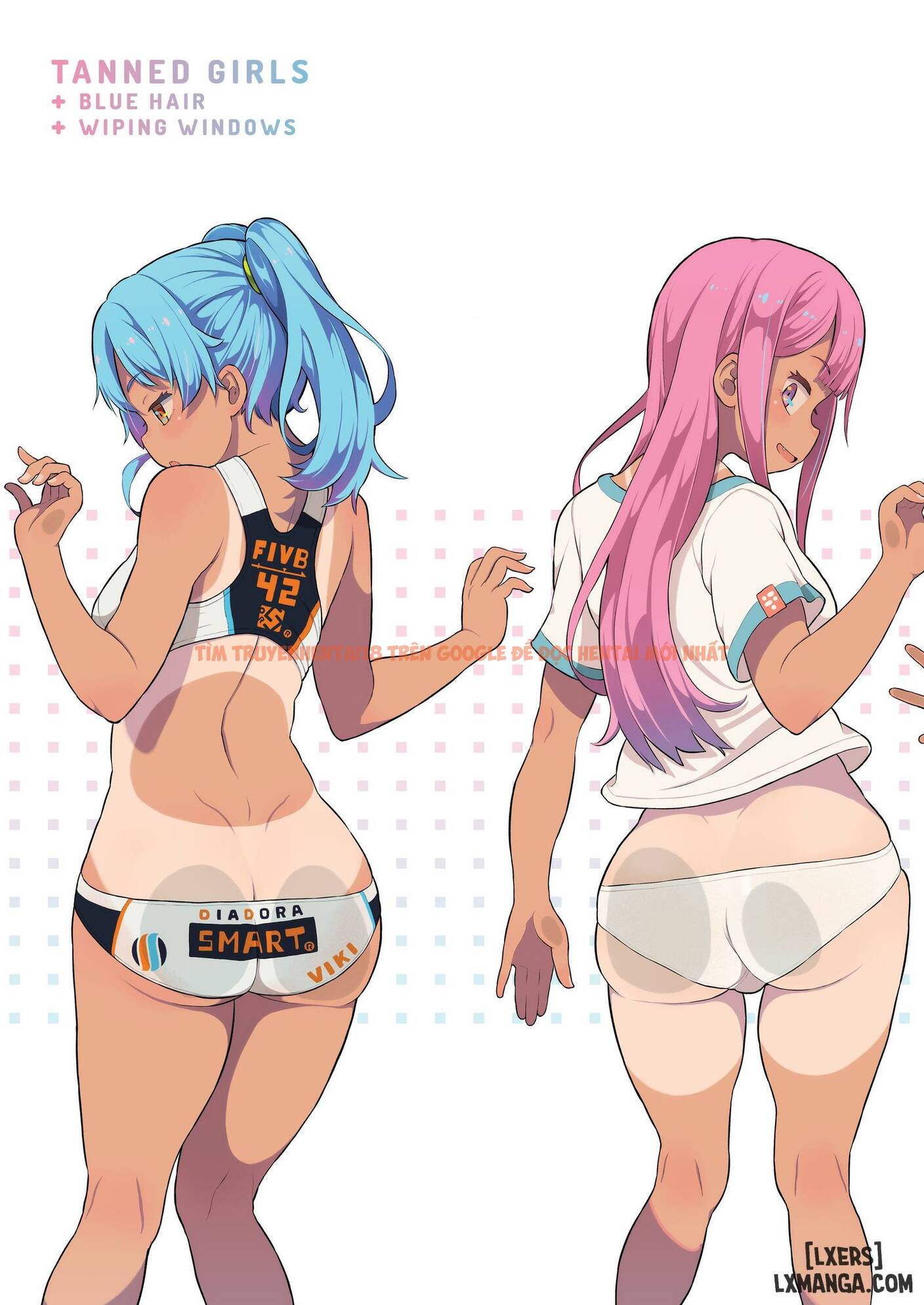 Trang truyện 58 trong truyện tranh Tanned Girl + Blue Hair Anthology - OneShot - lxmanga.org
