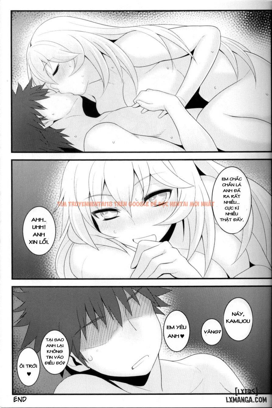 Xem ảnh 17 trong truyện hentai Tatoeba Shokuhou-san Ga Kamijou-san - One Shot - hentaitvn.net