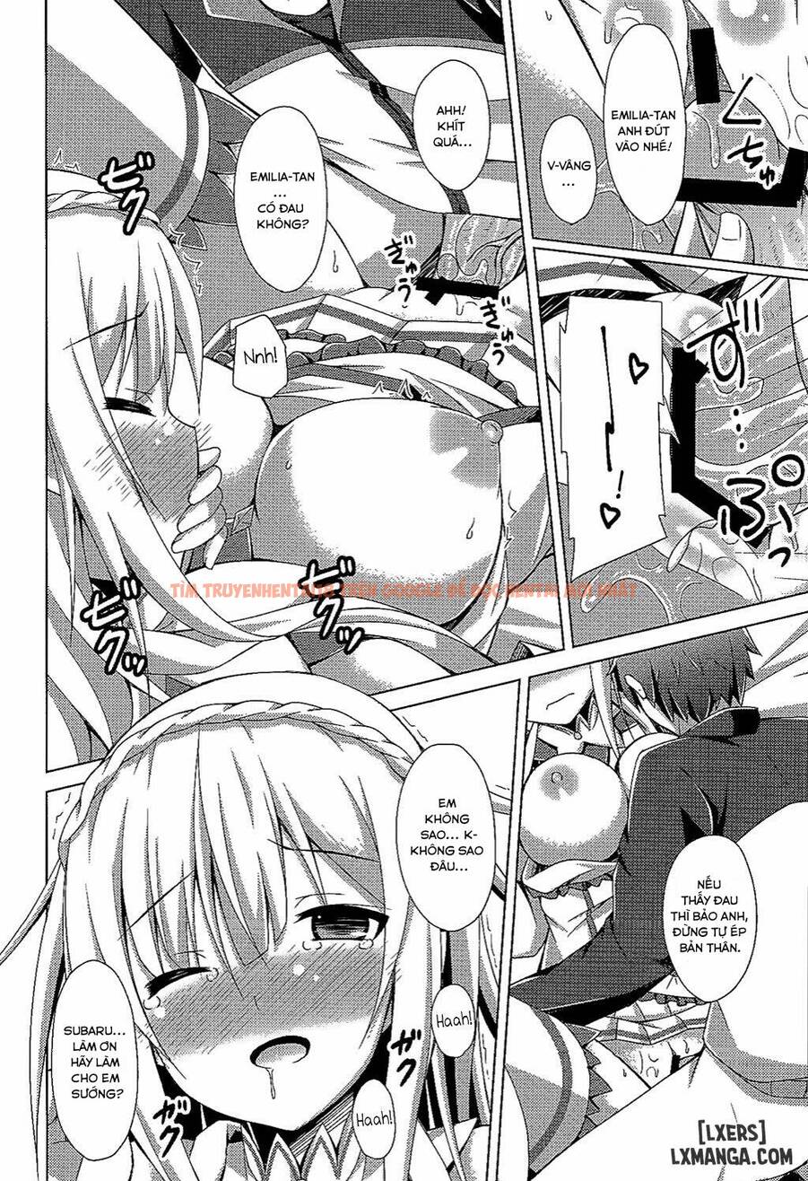 Trang truyện 14 trong truyện tranh Teach Me, Rem-sensei! An Introduction To Sex With Emilia-tan - One Shot - lxmanga.org