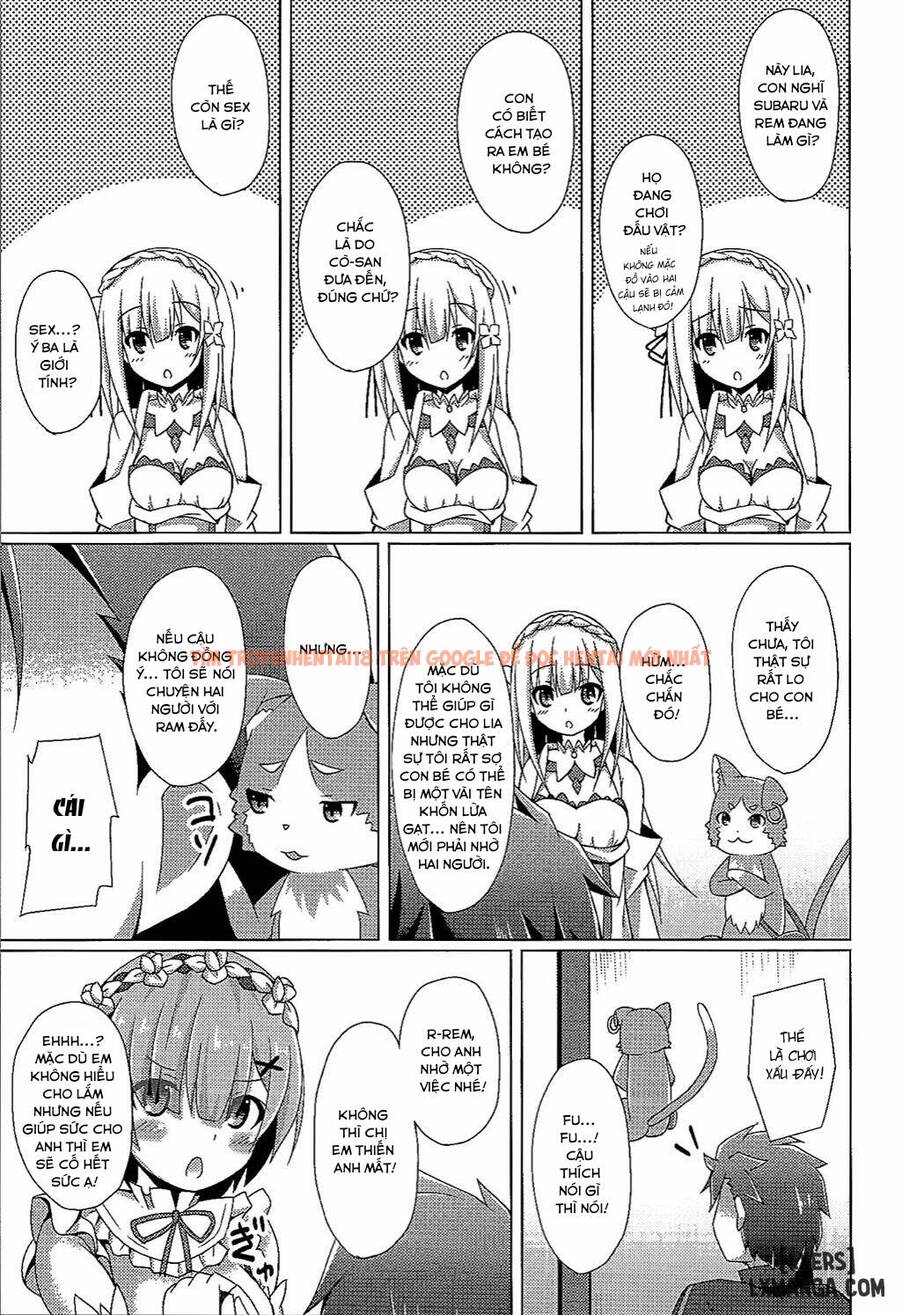 Trang truyện 5 trong truyện tranh Teach Me, Rem-sensei! An Introduction To Sex With Emilia-tan - One Shot - lxmanga.org