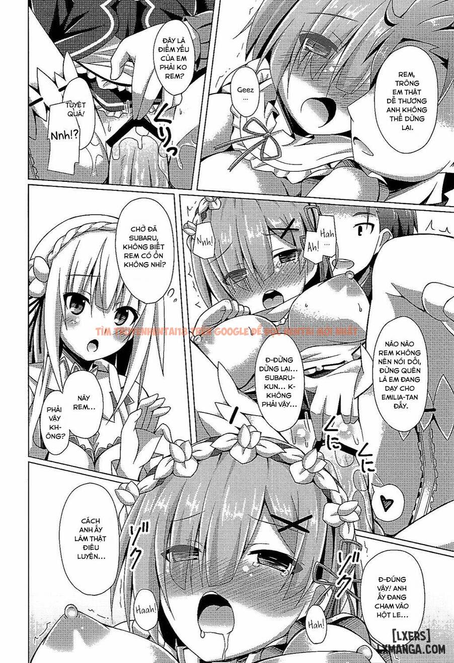 Trang truyện 8 trong truyện tranh Teach Me, Rem-sensei! An Introduction To Sex With Emilia-tan - One Shot - lxmanga.org