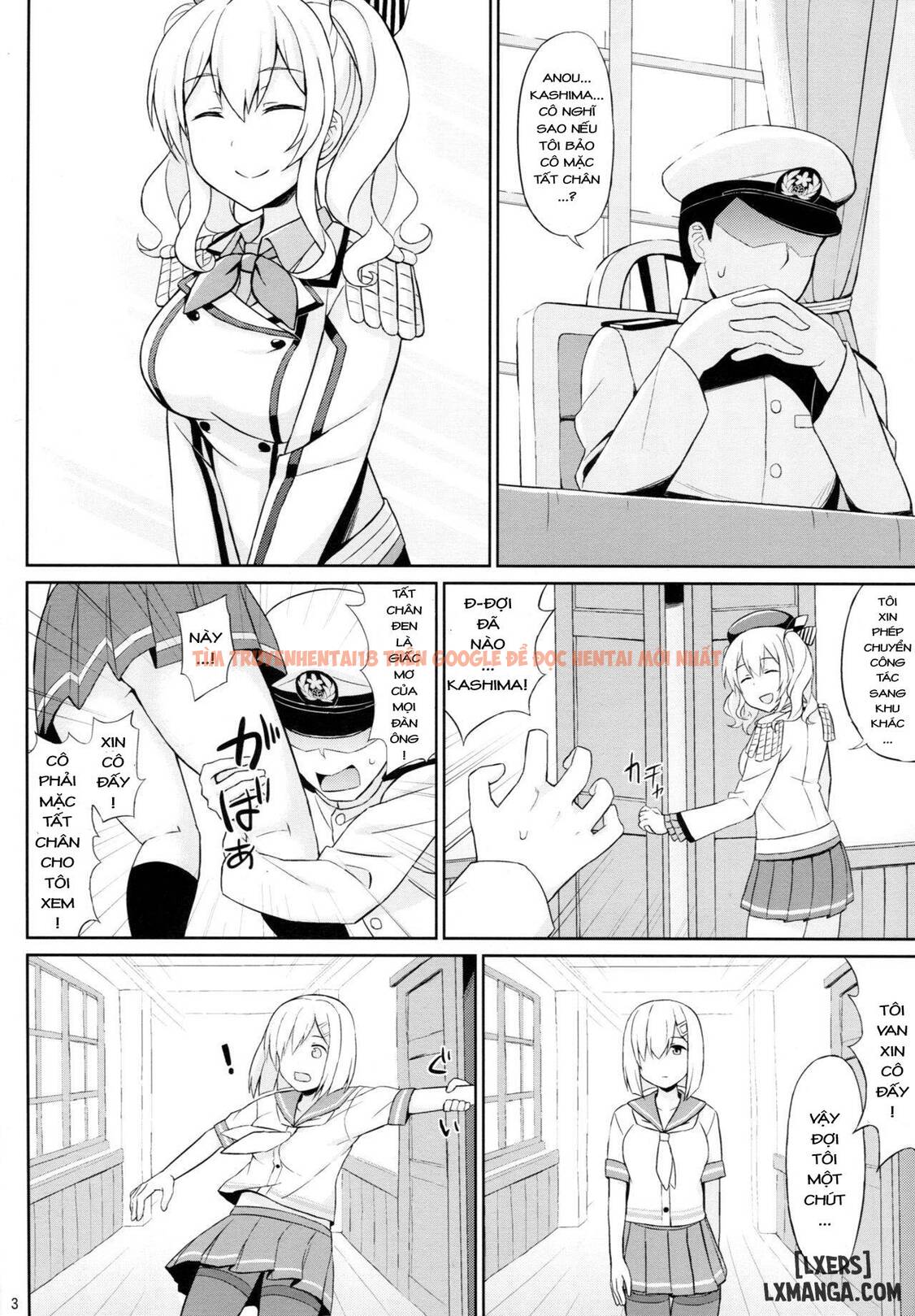 Xem ảnh 1 trong truyện hentai Teitoku-san, Tights Soubi Wa Shiyou Desu - One Shot - hentaitvn.net