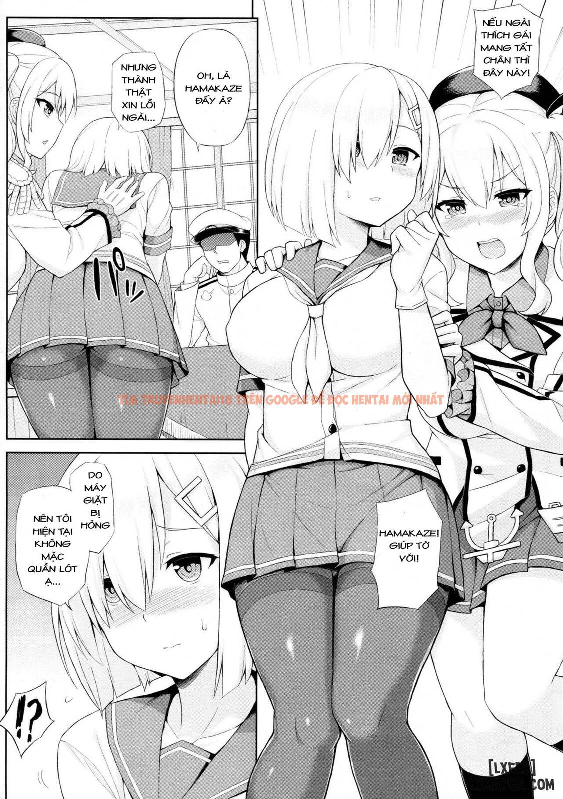 Xem ảnh 2 trong truyện hentai Teitoku-san, Tights Soubi Wa Shiyou Desu - One Shot - hentaitvn.net