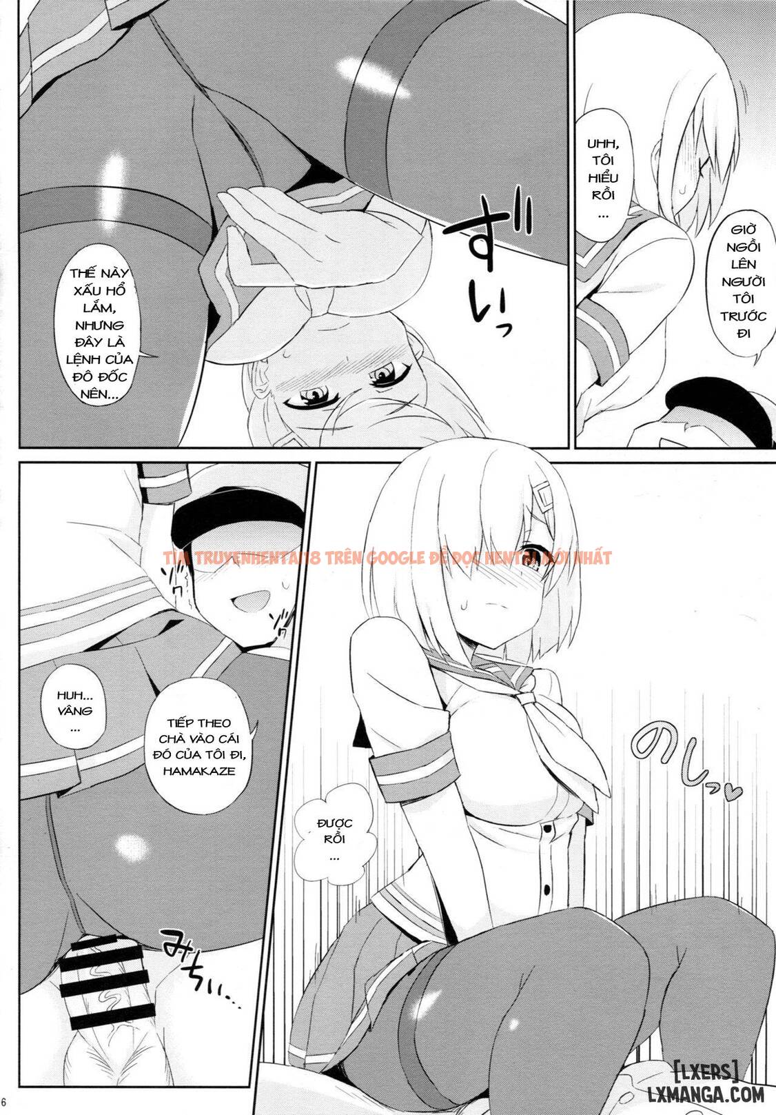Xem ảnh 4 trong truyện hentai Teitoku-san, Tights Soubi Wa Shiyou Desu - One Shot - hentaitvn.net