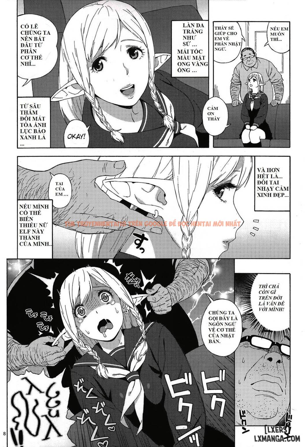 Xem ảnh 5 trong truyện hentai Tenkousei Jk Elf - Chapter 1 - hentaitvn.net